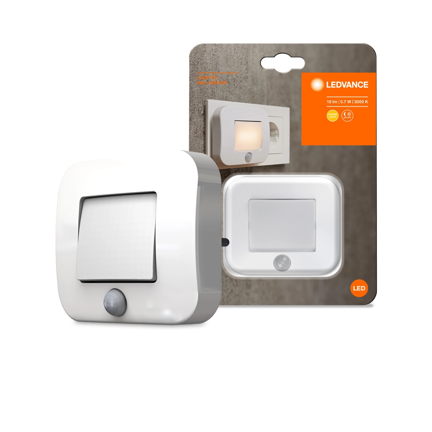 Ledvance Lampka LED LUNETTA SENSOR 10 lm 3000K