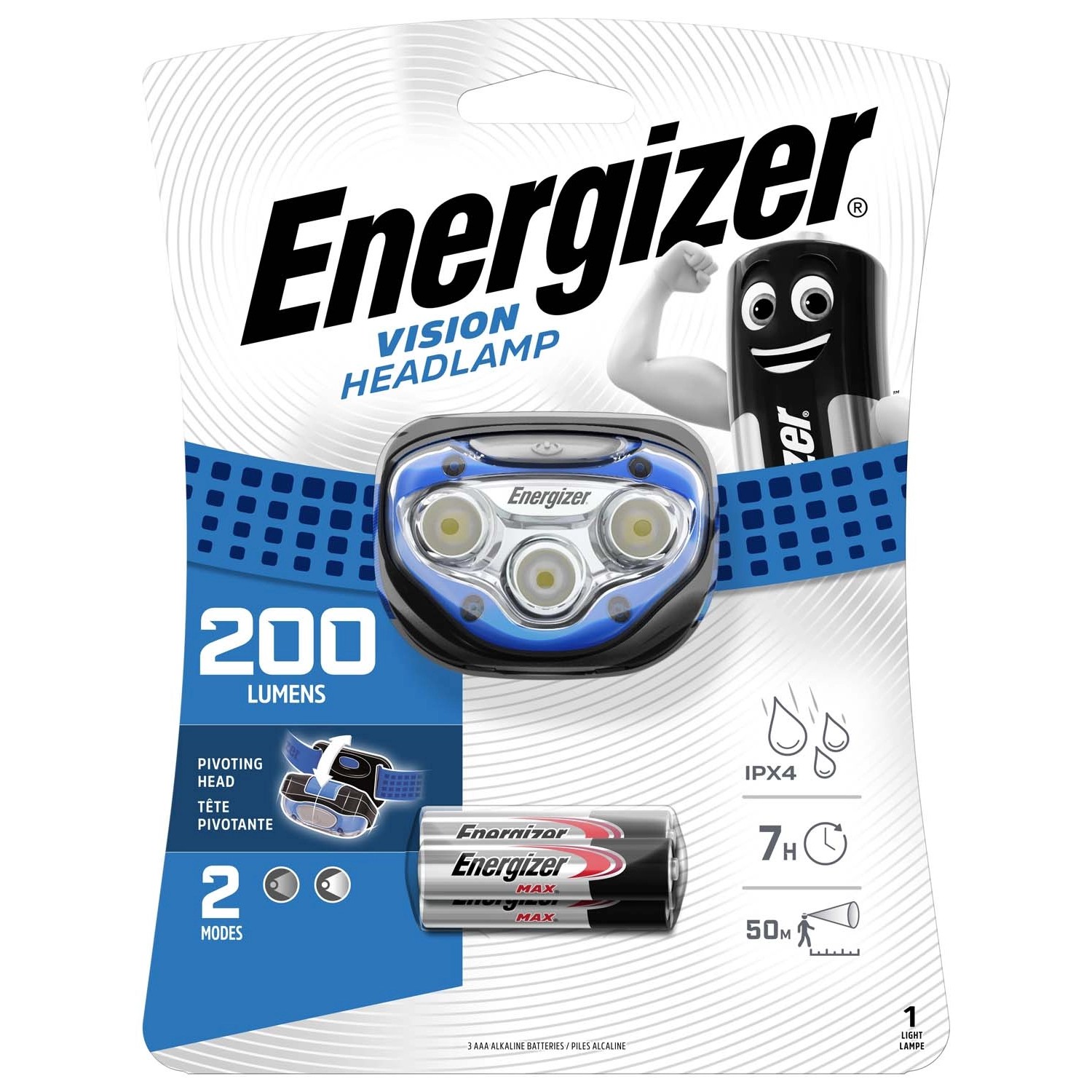 Energizer Latarka Headlight 2 LED czołowa