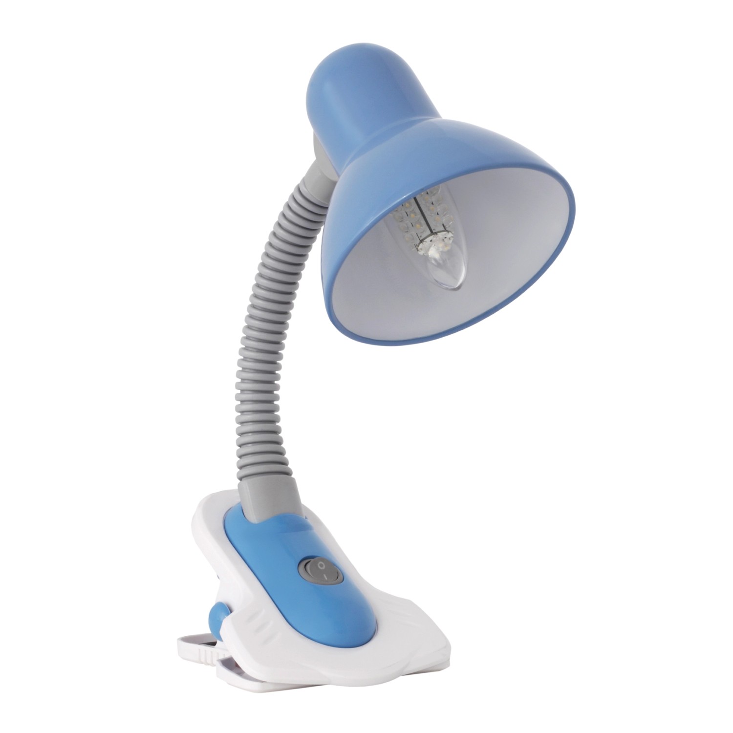 Kanlux Lampka biurkowa Suzi HR 1x60W E27 niebieska