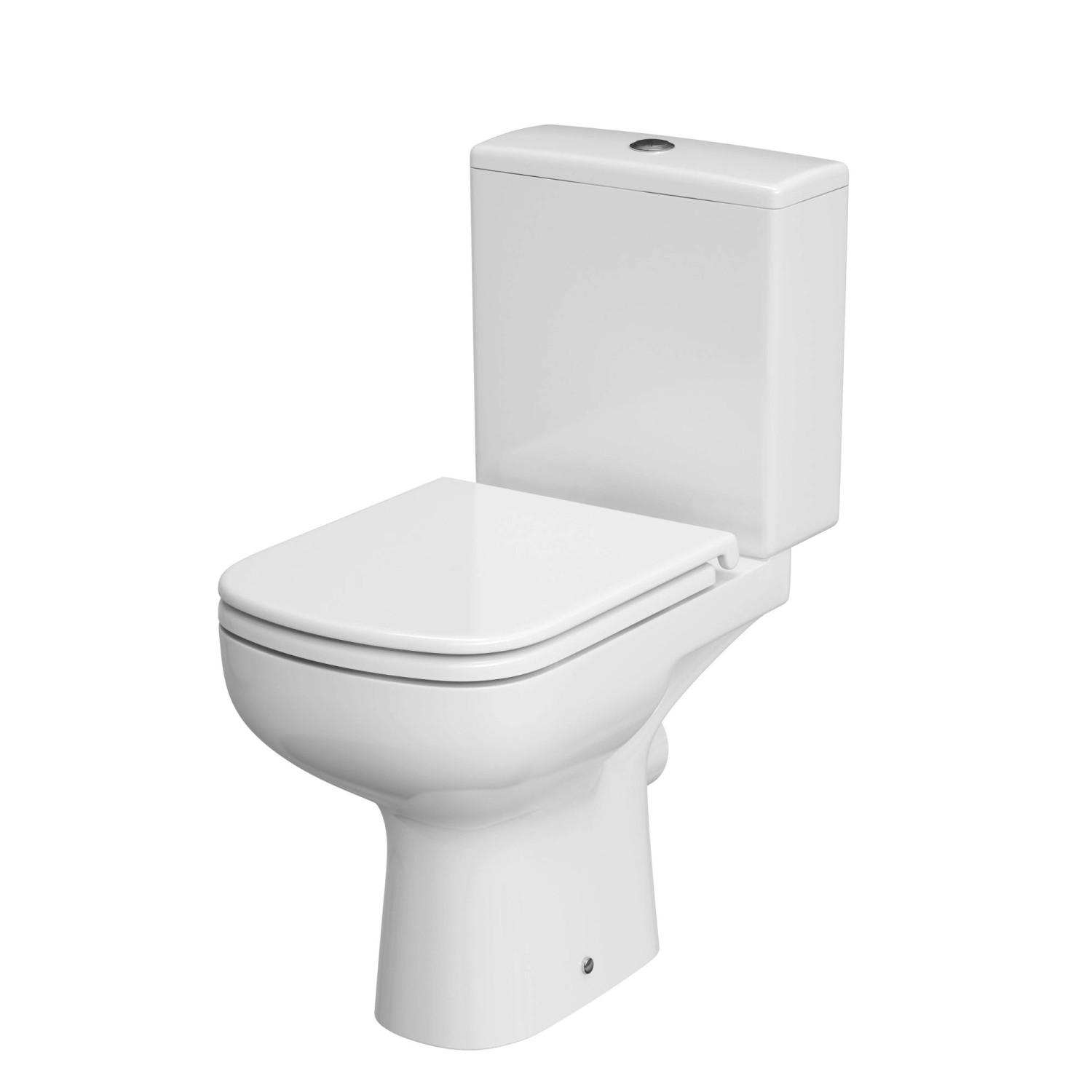 Cersanit Kompakt WC poziomy Colour CleanOn z deską wolnoopadającą