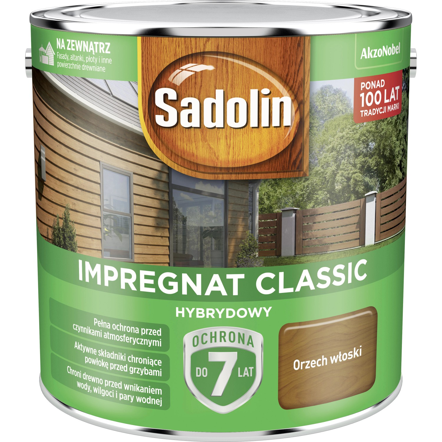 Sadolin Impregnat Classic orzech włoski - 2,5L