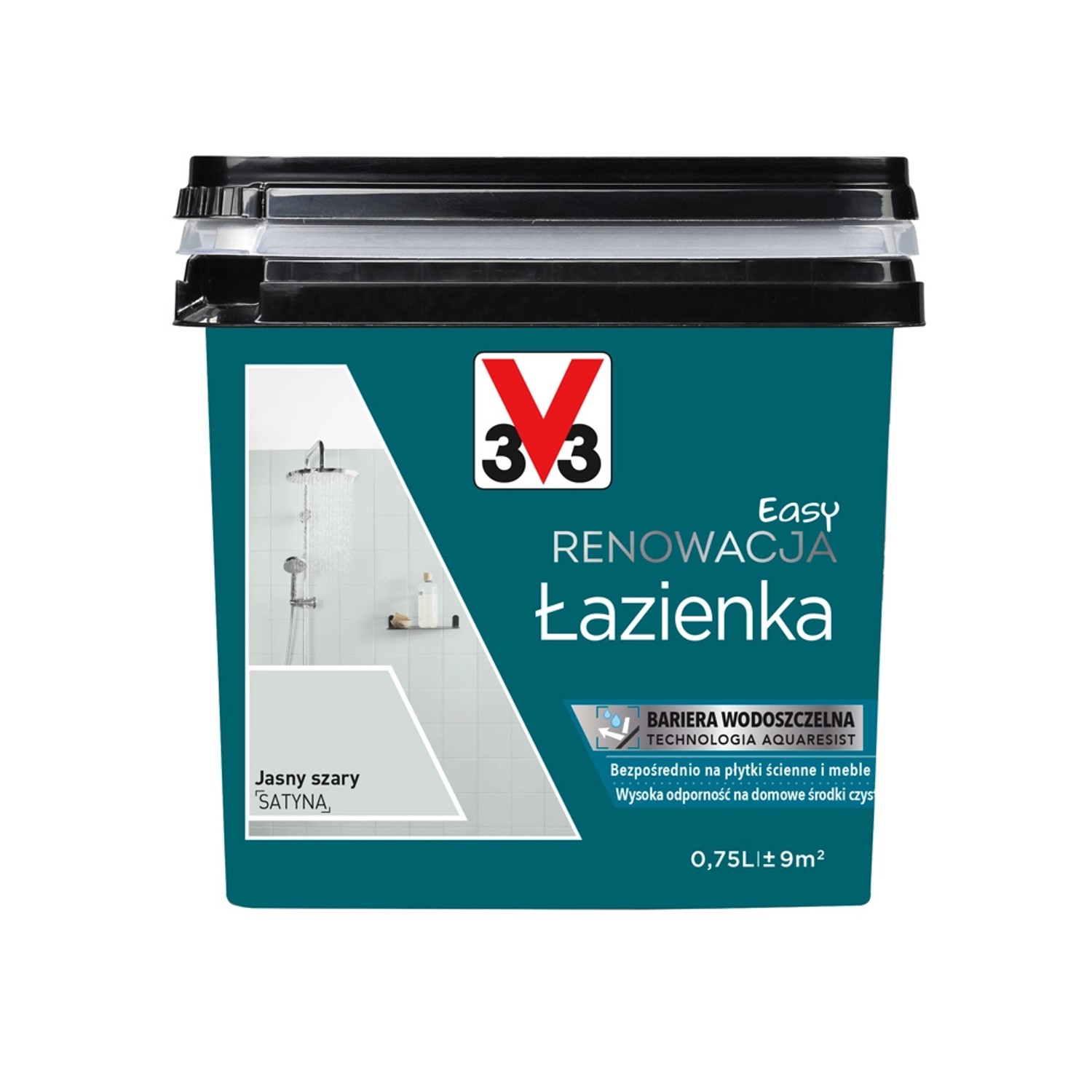 Farba V33 Easy Renowacja Łazienka jasny szary 750 ml