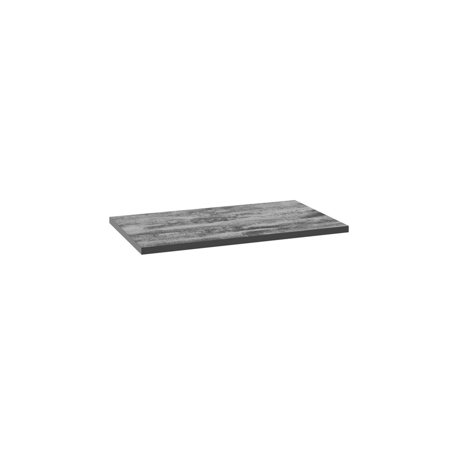 Deftrans Blat łazienkowy Metro czarny beton 80x46cm