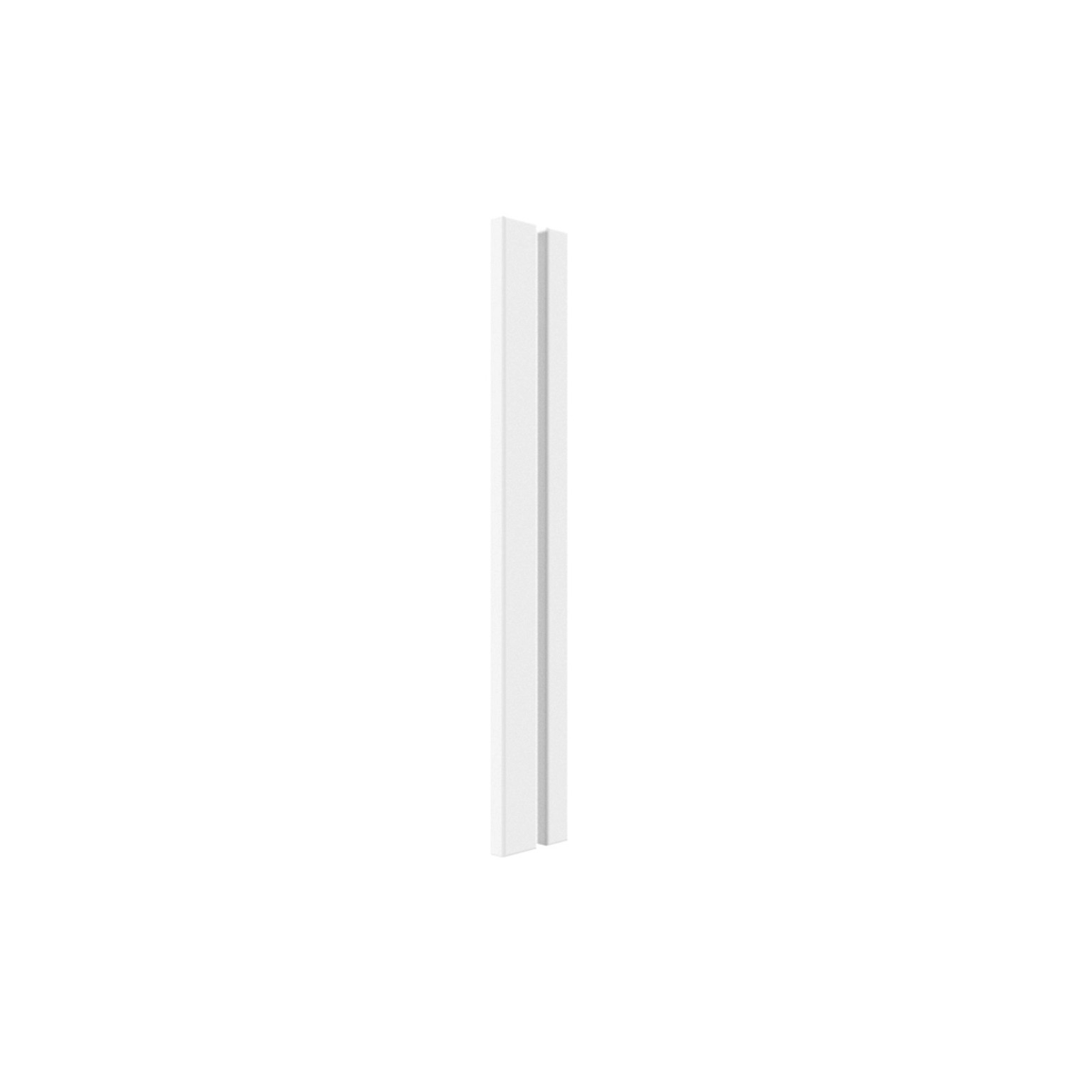 Zaślepka korpusu górnego Salerno 71x5,0 + 71x3,2 cm biały mat