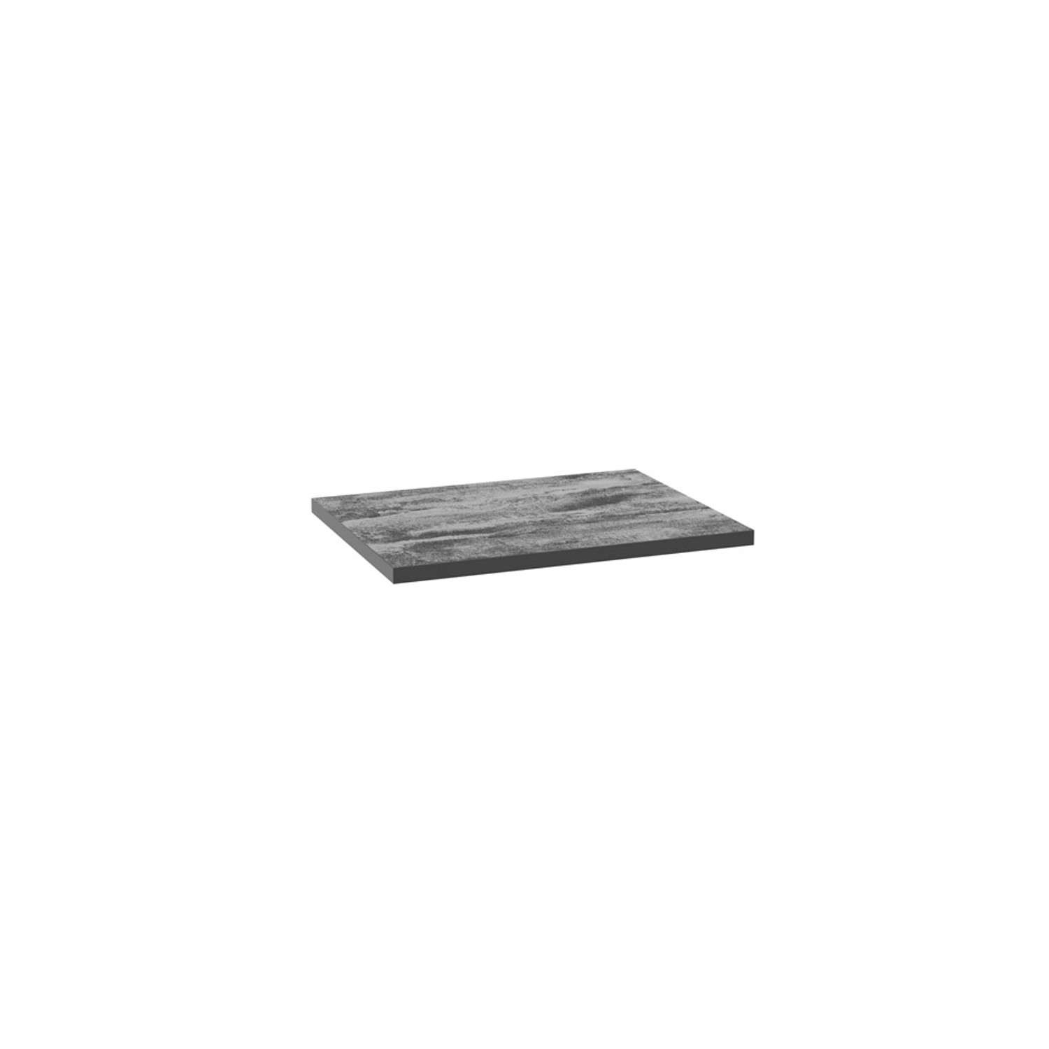 Deftrans Blat łazienkowy Metro czarny beton 60x46cm