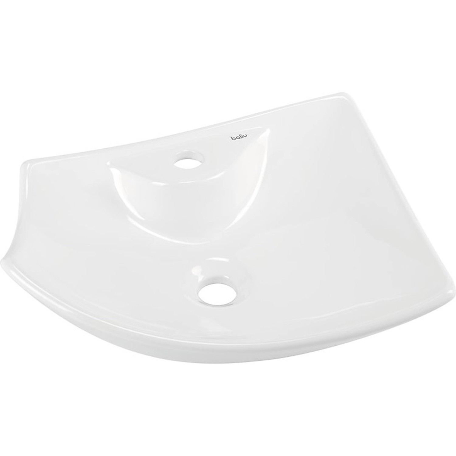 baliv Umywalka WBA-7120 nablatowa ceramiczna biała