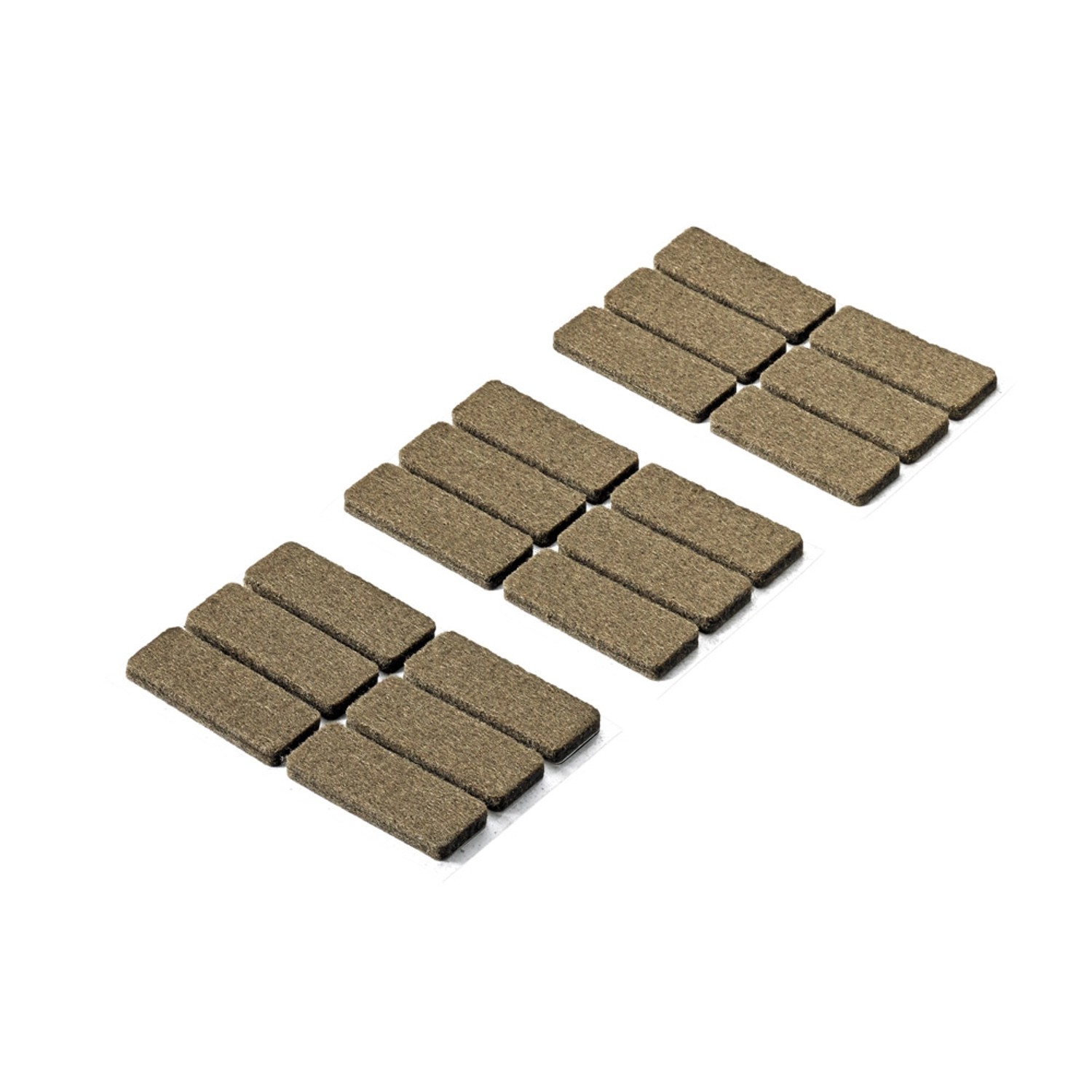 Hettich Podkładki filcowe brąz 44x16mm 18szt