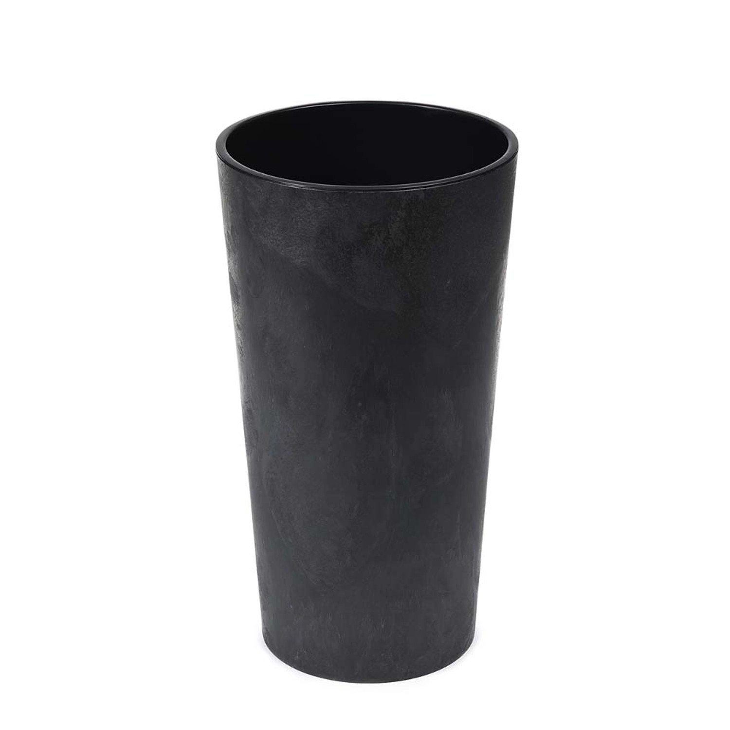 Donica Lilia recycled czarny beton - 30 cm