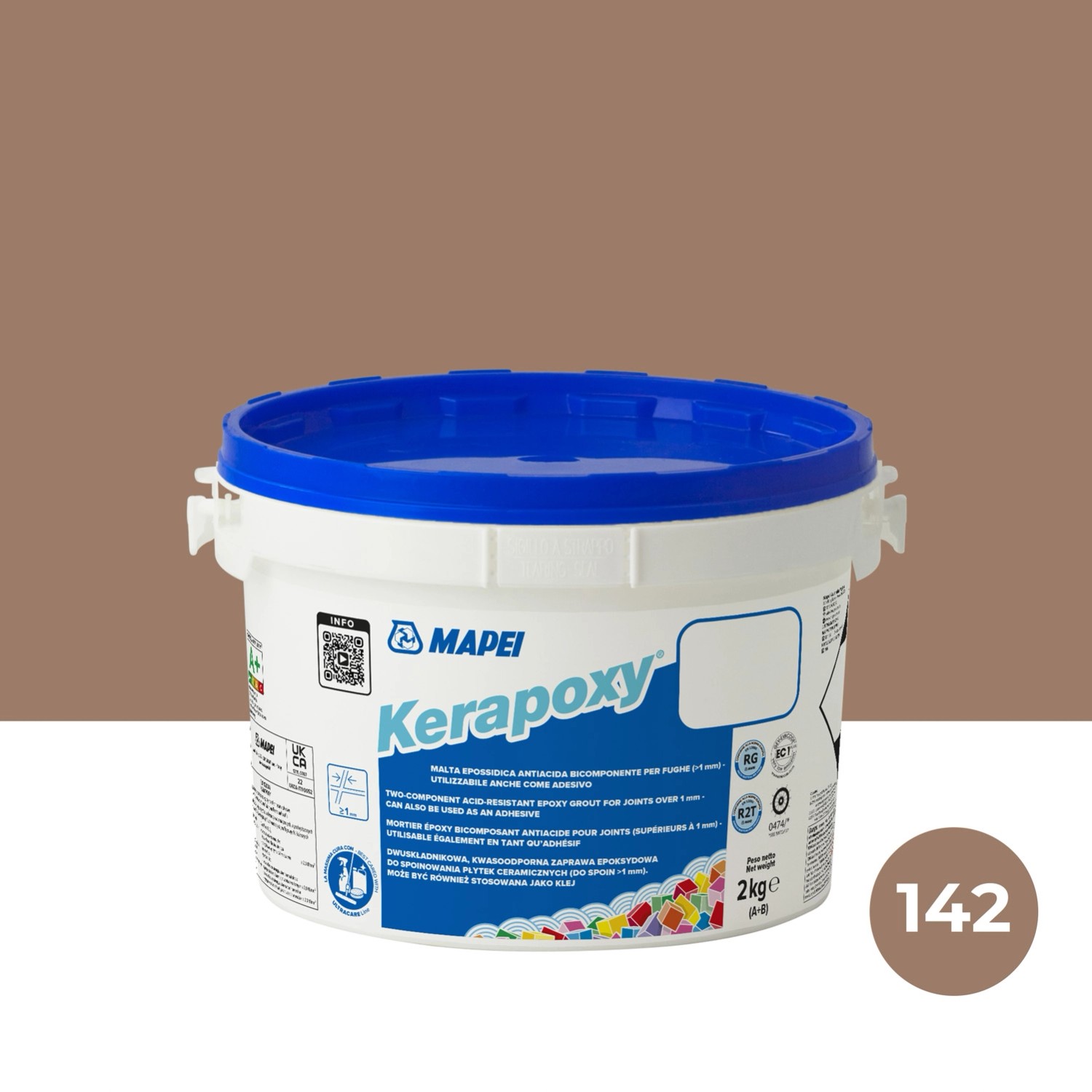 Mapei Fuga epoksydowa Kerapoxy 142 brąz