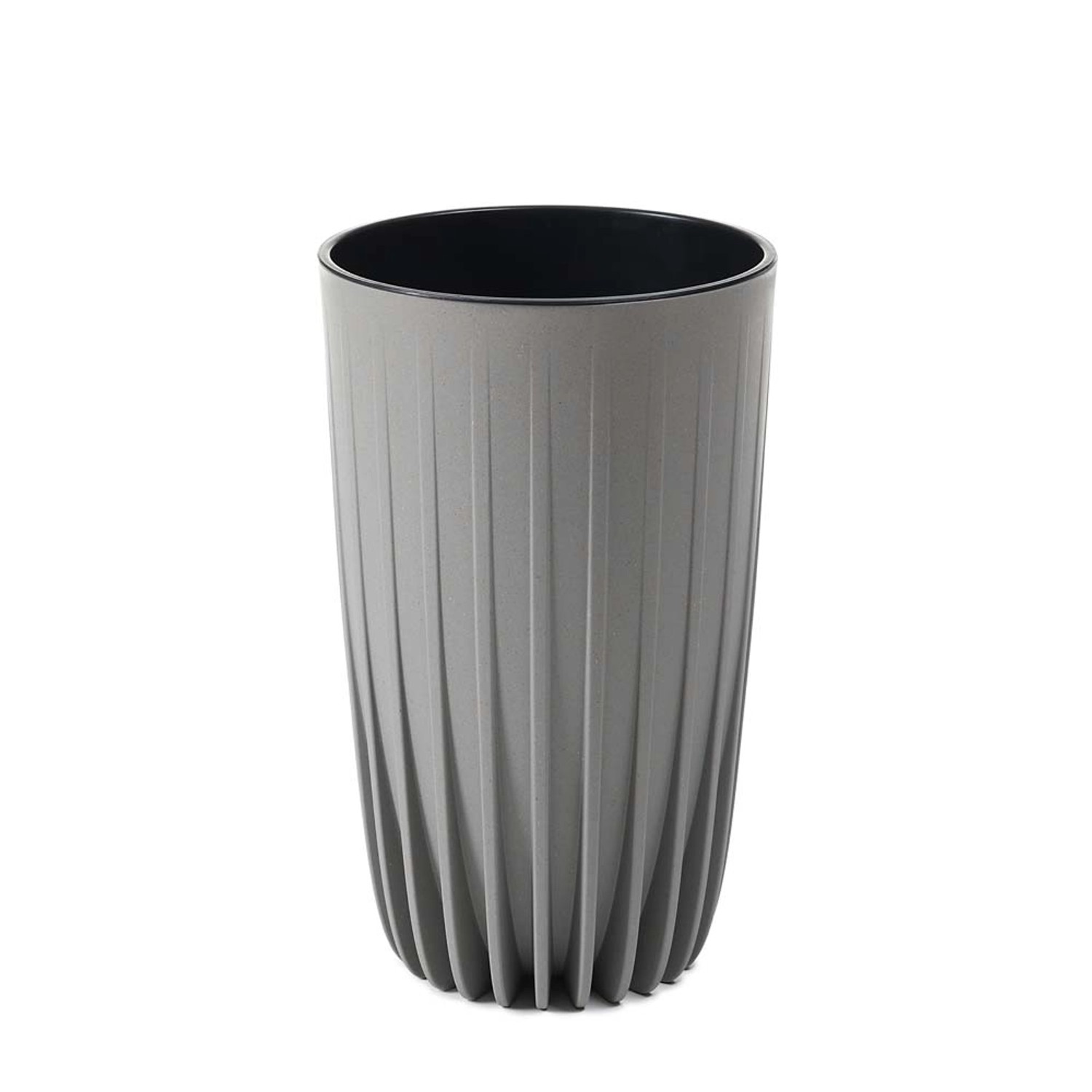 Donica Mira wysoka ECO szary - śr. 25 cm