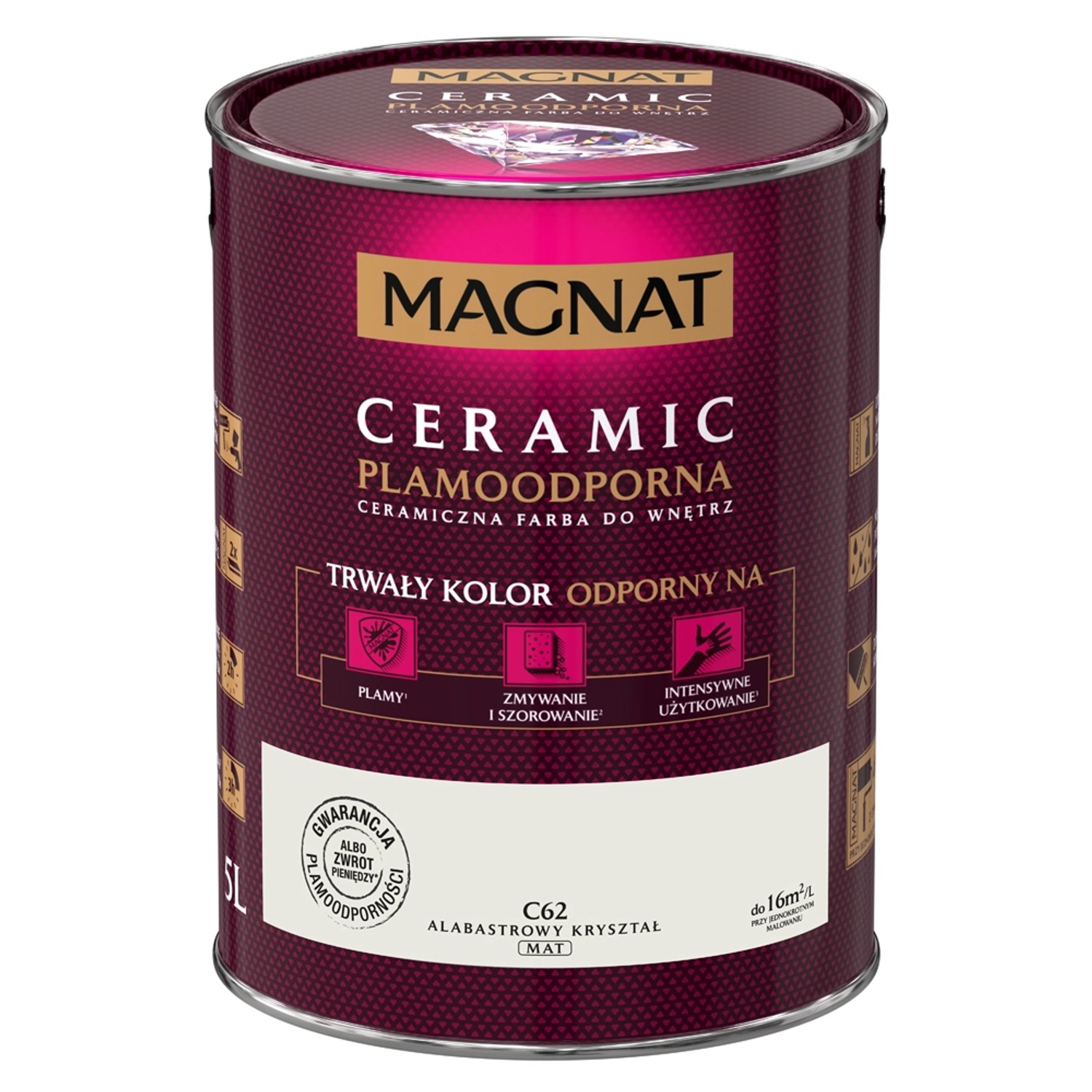 Farba Magnat Ceramic alabastrowy kryształ 5 l