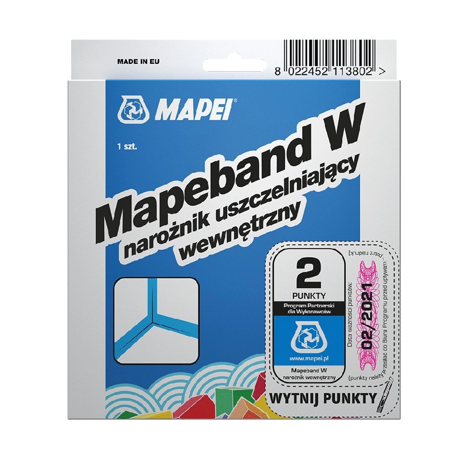 Mapei Narożnik uszczelniający wewnętrzny Mapeband W