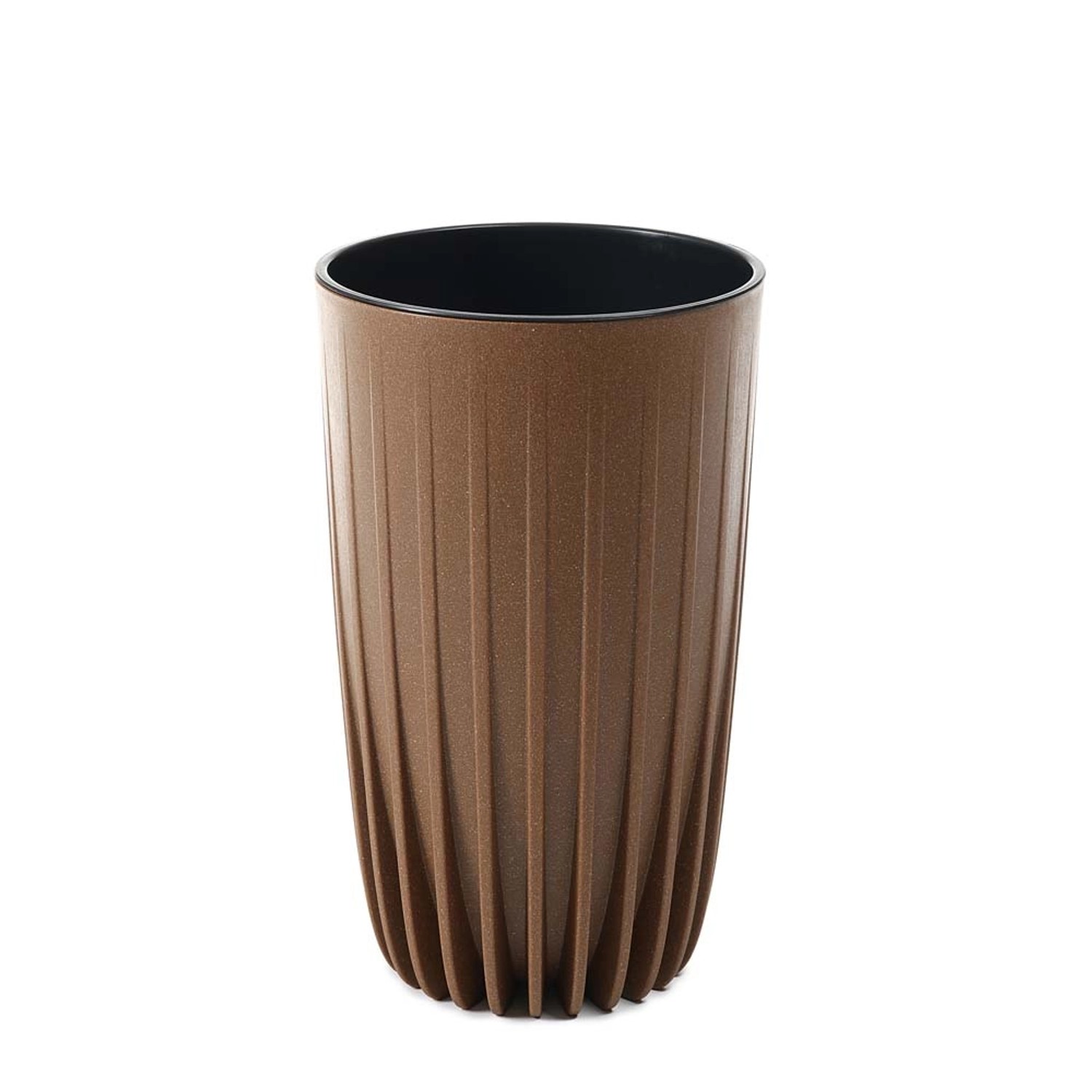 Donica Mira wysoka brązowy - śr. 25 cm
