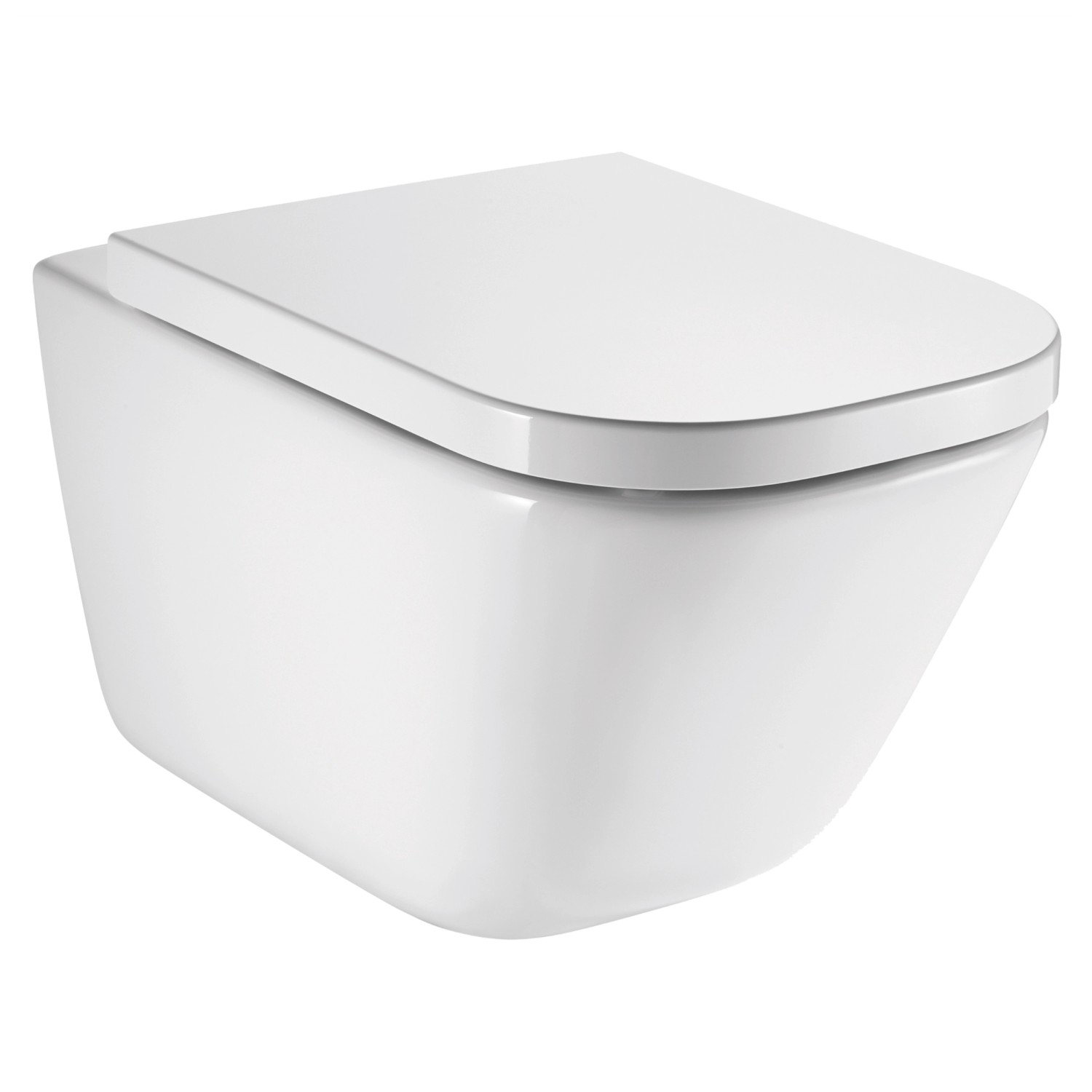 Roca Miska WC Gap Rimless wisząca z deską wolnoopadającą