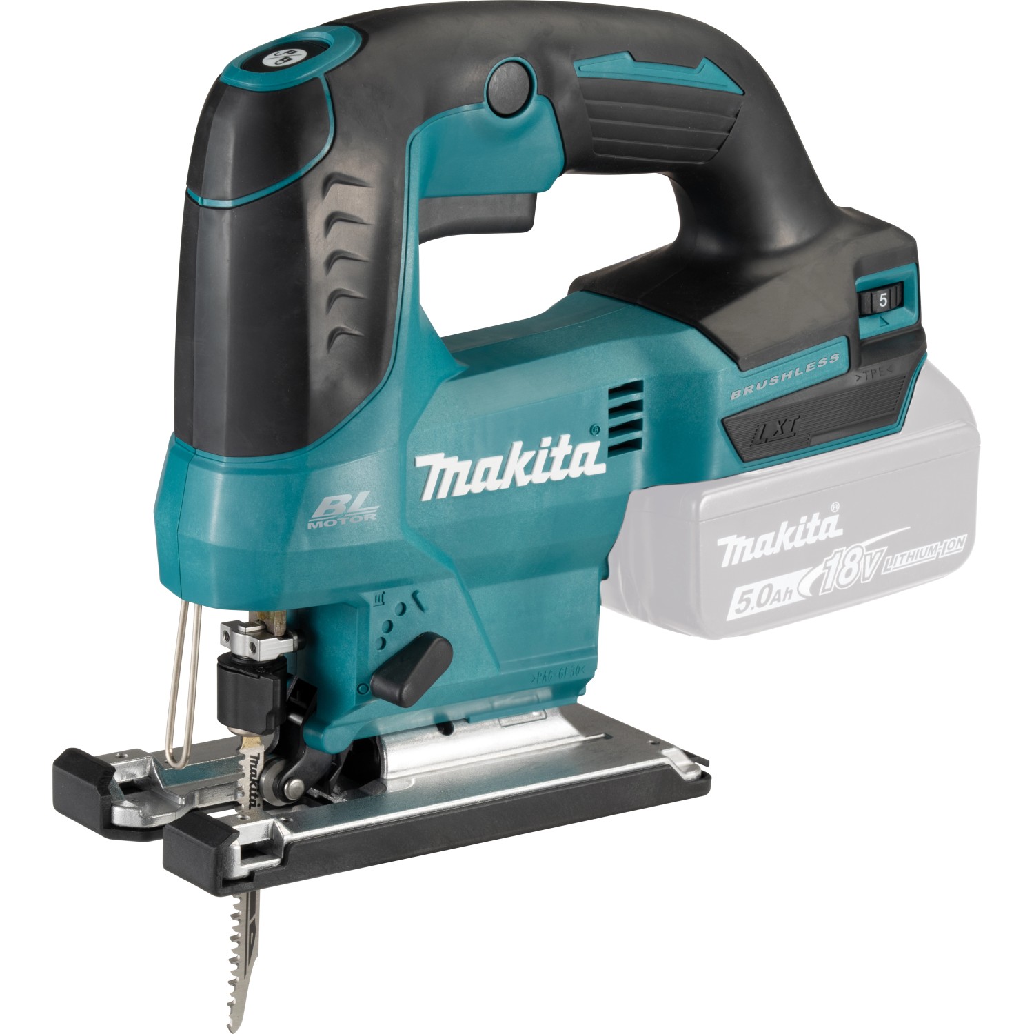 Makita Wyrzynarka akumulatorowa 5-biegowa 18V LXT