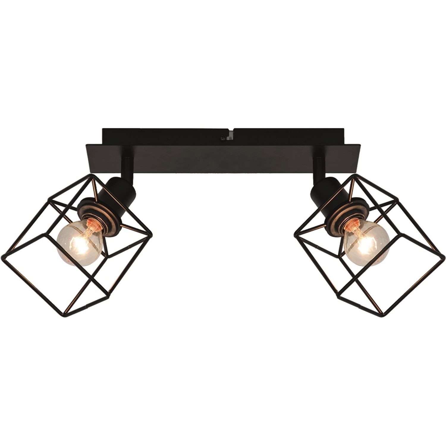 Listwa CUBIC czarna 2x 28W E14