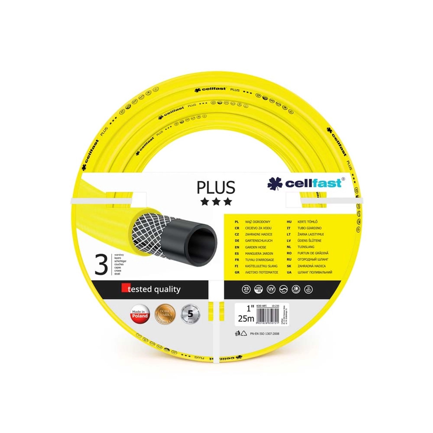 Cellfast Wąż ogrodowy PLUS 19 mm (3/4") 25 m