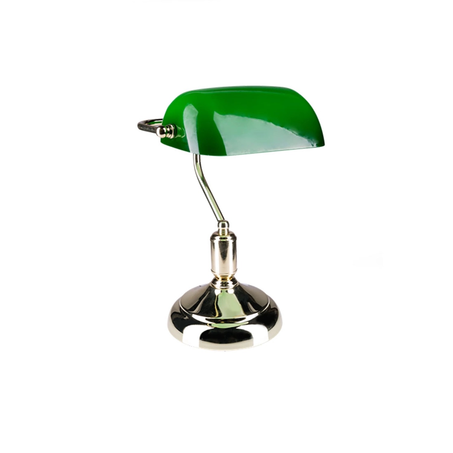 Volteno Lampka biurkowa E27 40W zielona wys. 21 cm