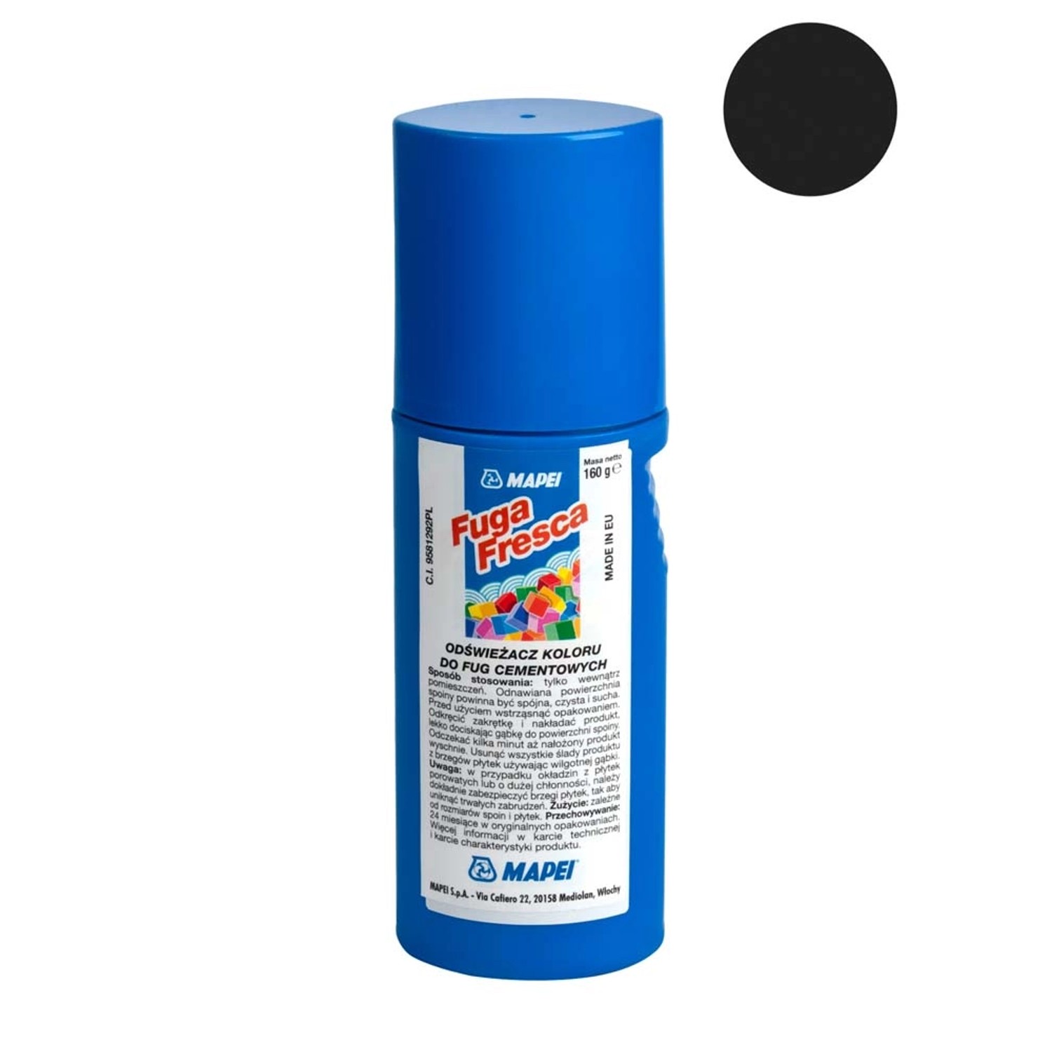 Mapei Fuga Fresca 120 czarna 160 g
