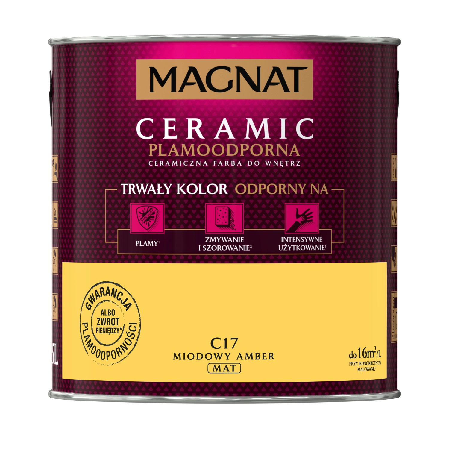 Farba Magnat Ceramic miodowy amber 2,5 l