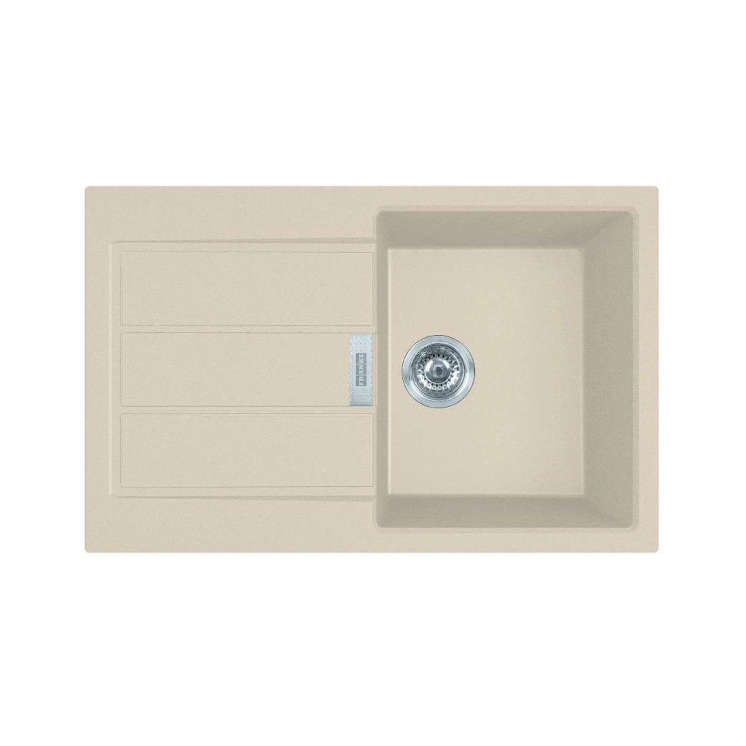 Franke Zlewozmywak Sirius 2. S2D 611-78 1-kom. Tectonite beżowy 78x50 cm