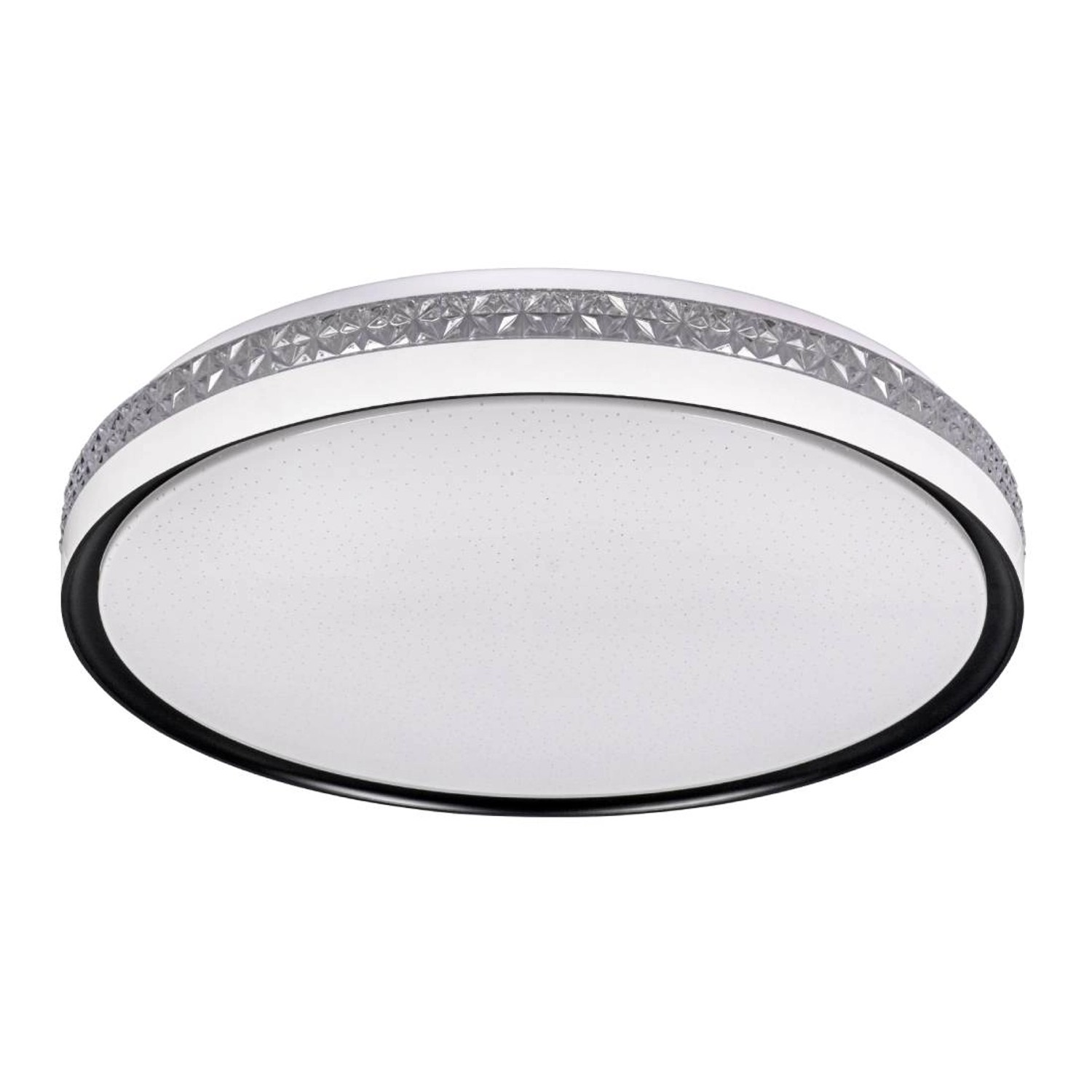 Activejet Plafon LED LUNA 49 cm 24W 4000K 1900lm biało-czarny
