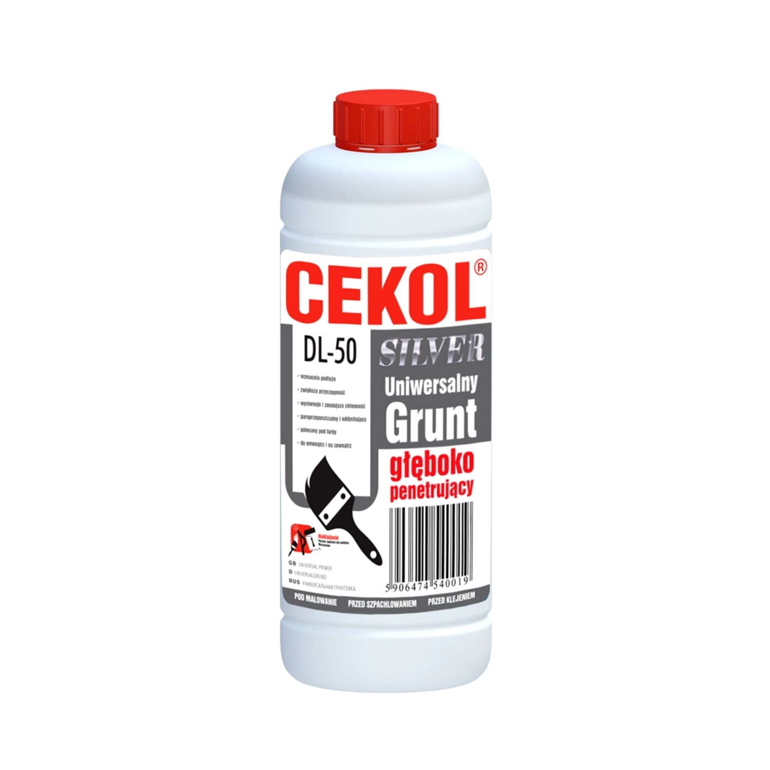 Cekol Grunt głęboko penetrujący uniwersalny Silver DL-50 1 l