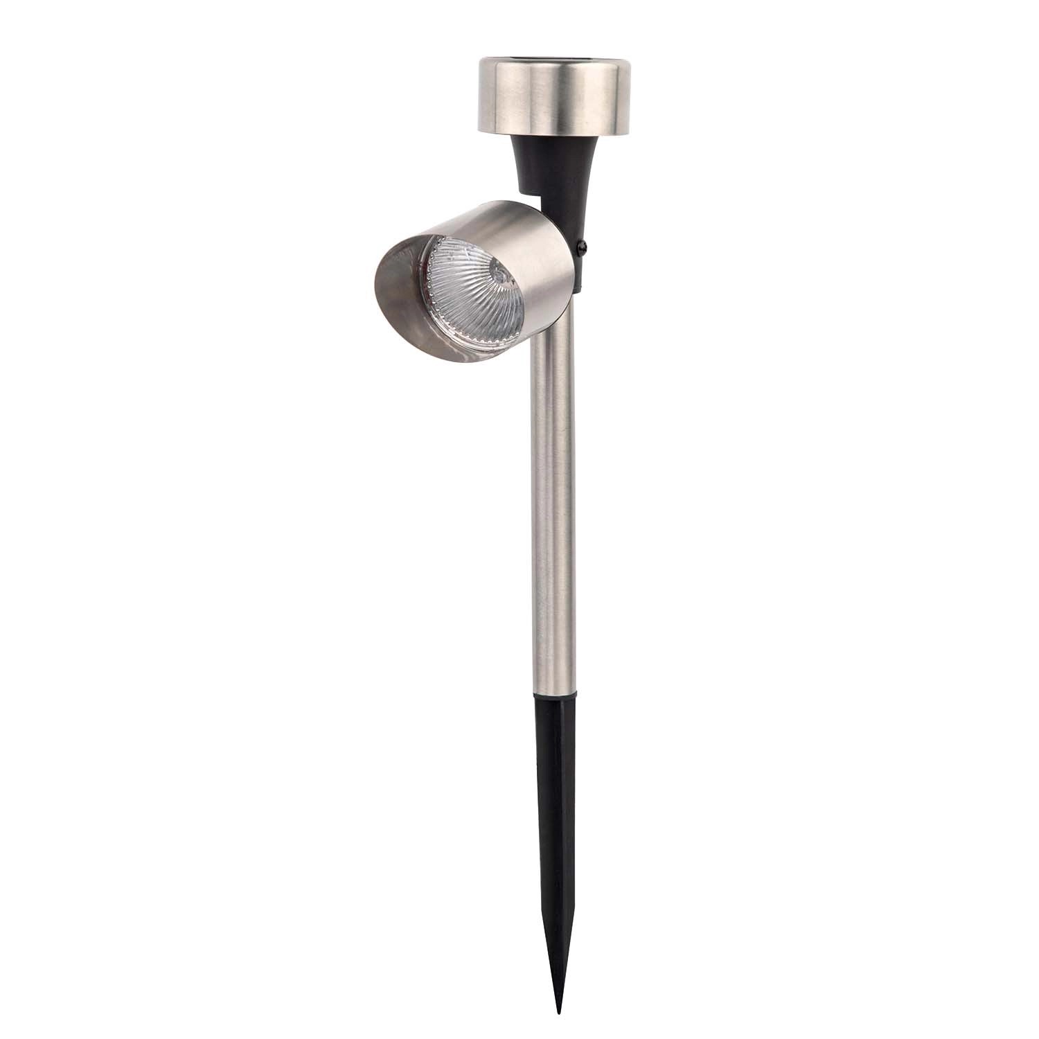 Lampa solarna LED punktowa stalowa