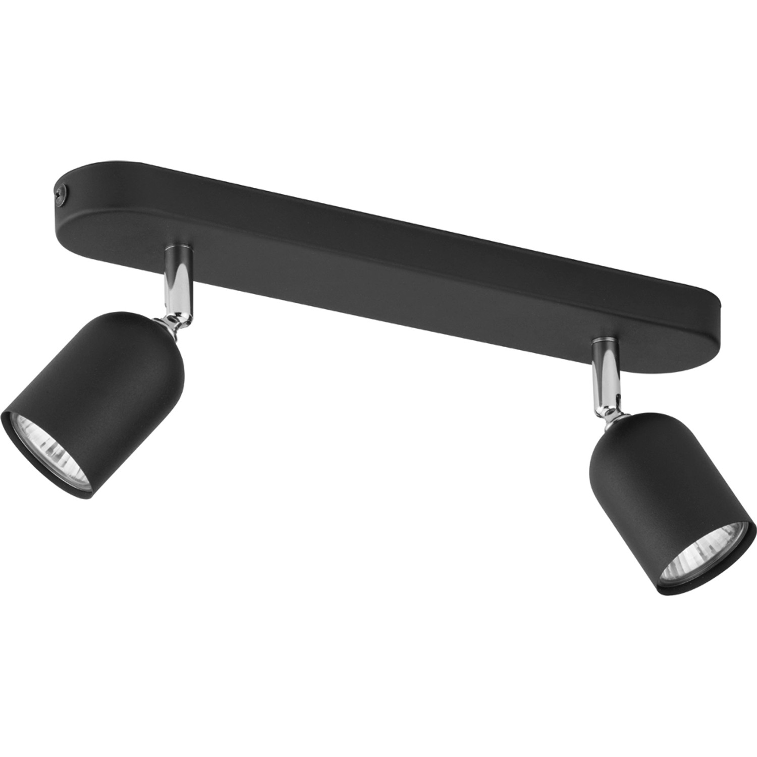 TK Lighting Listwa TOP czarna 2x10W GU10