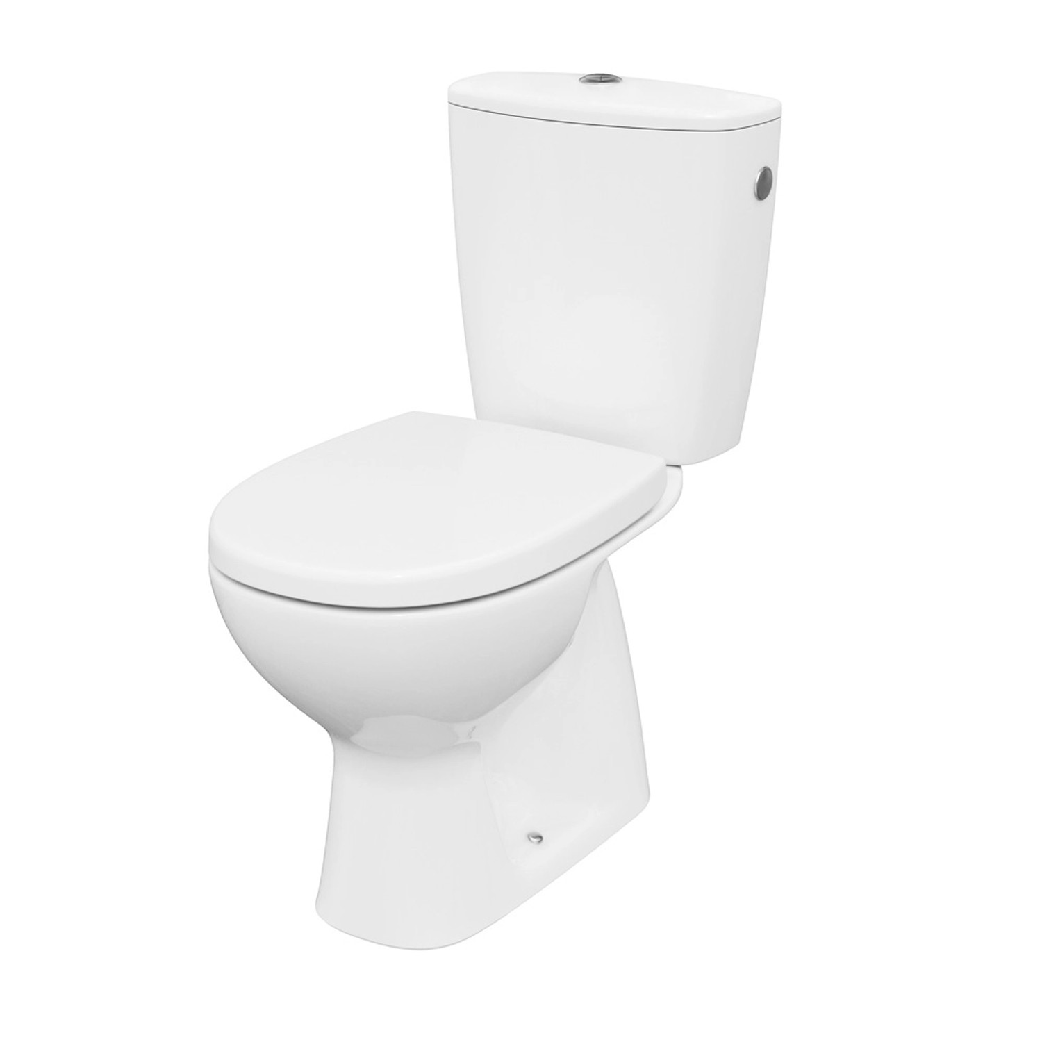 Cersanit Kompakt WC pionowy Arteco bezkołnierzowy z deską wolnoopadającą