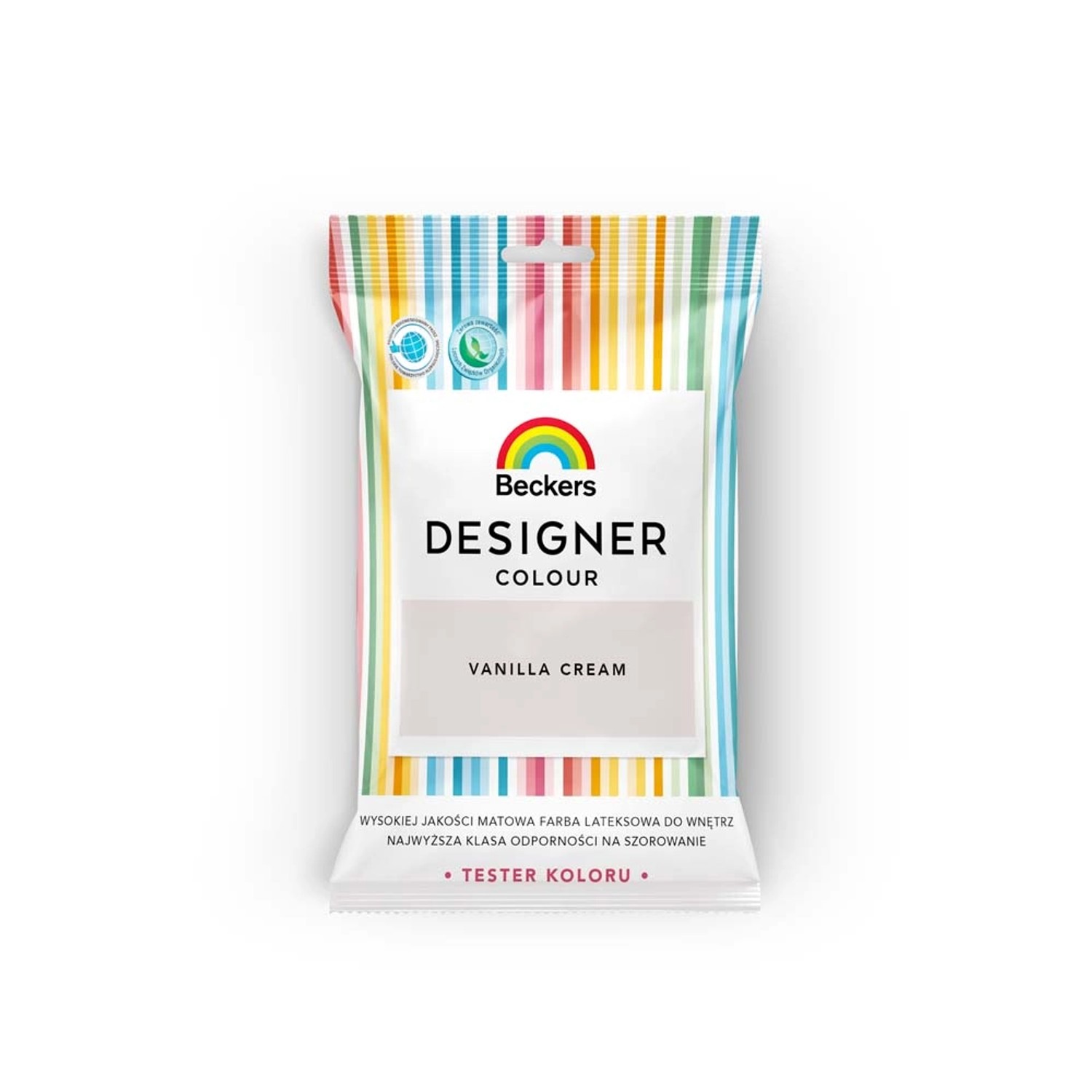 Tester farby Beckers Designer Colour vanilla cream 50 ml