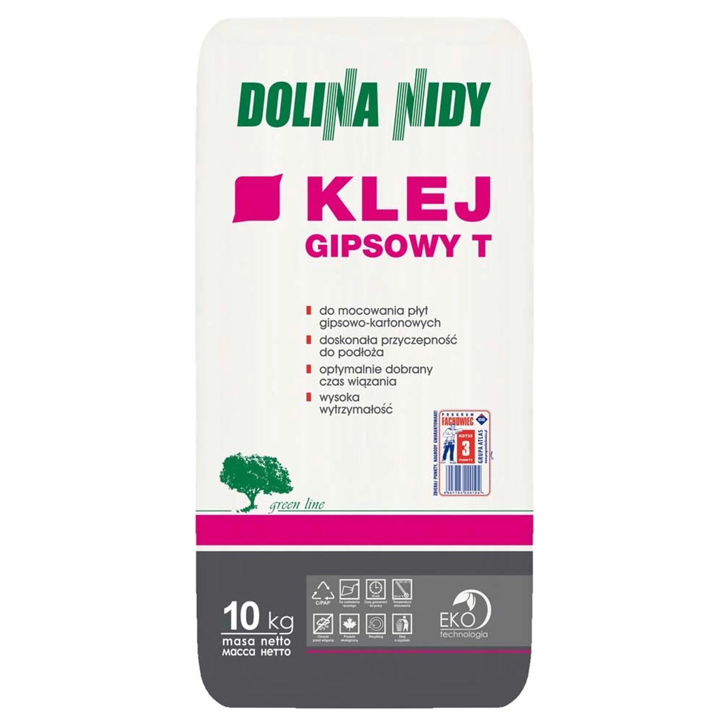 Dolina Nidy Klej gipsowy T 10 kg
