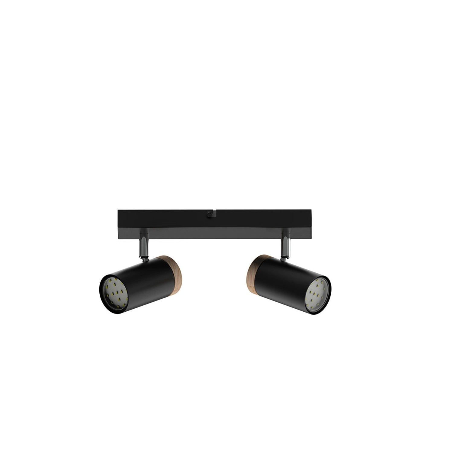 Listwa LAGOS czarna 2xGU10 15W