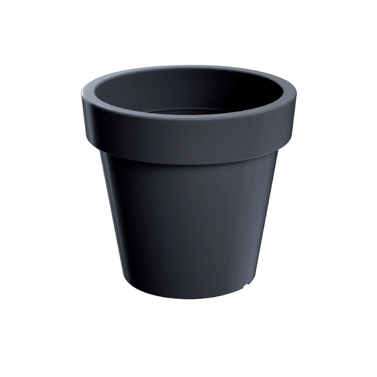 Doniczka Lofly DLOF 19,6 cm antracyt, poj. 3,4L