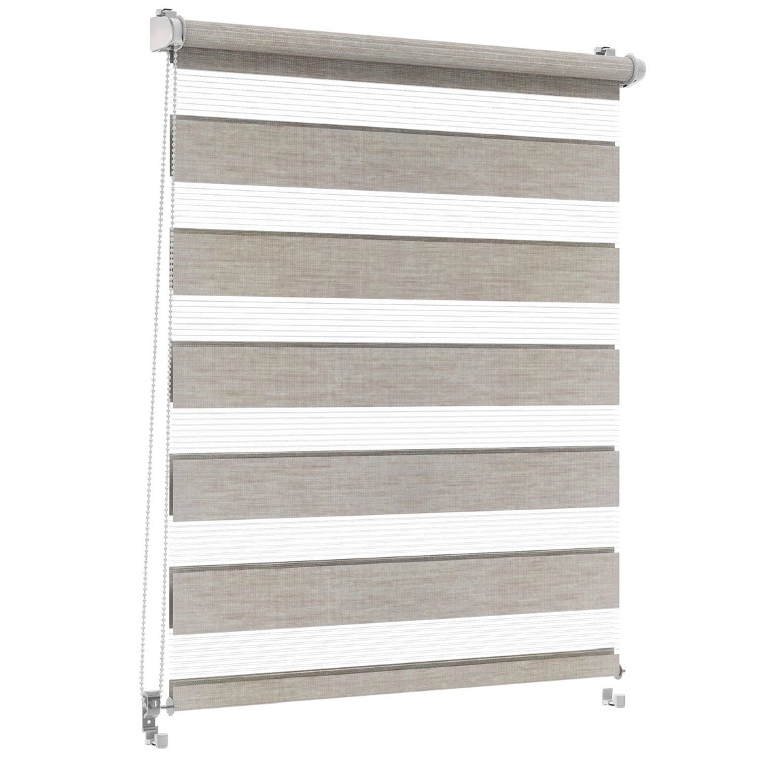 Mini roleta NATURAL Dzień/Noc granit 86 cm x 140 cm