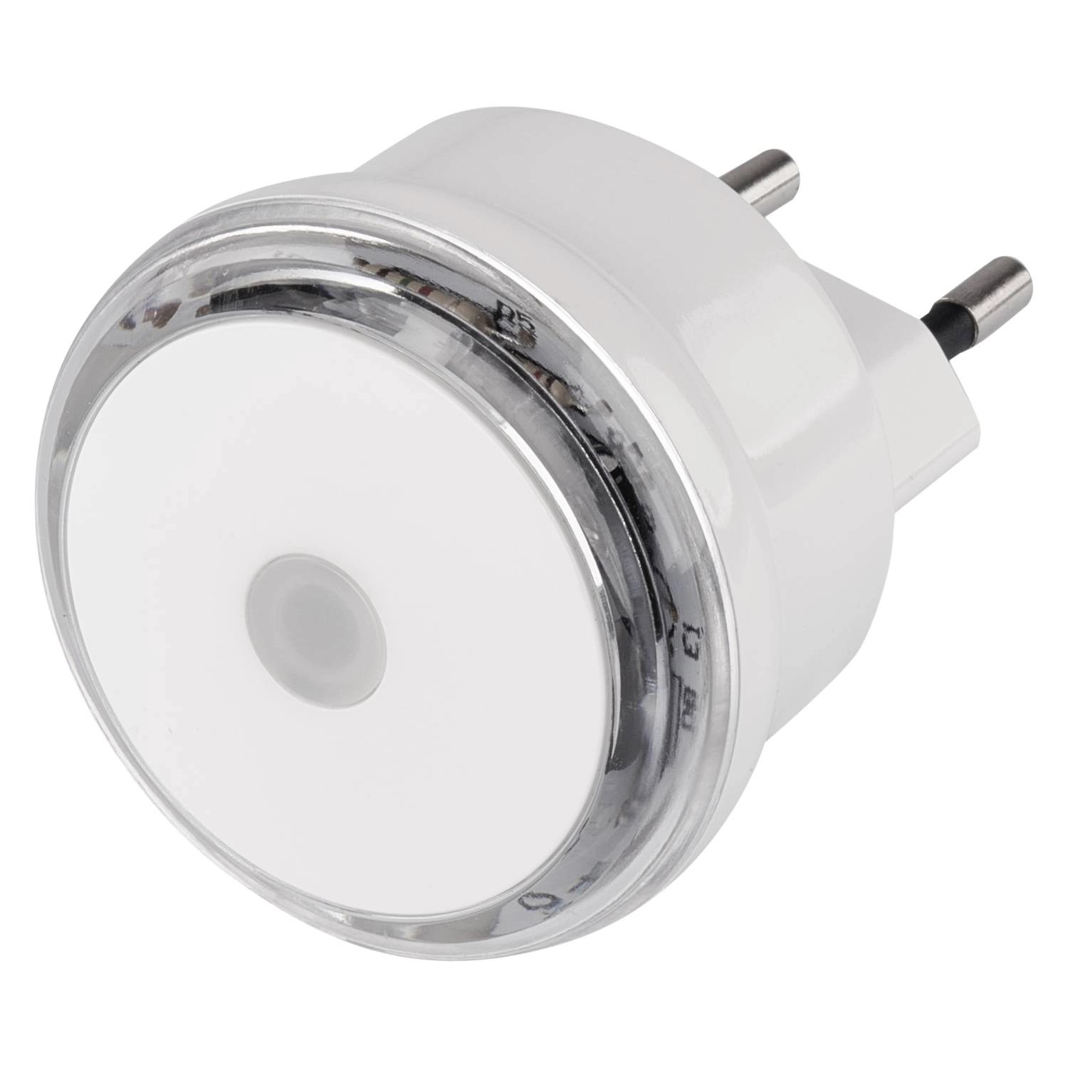 Emos Lampka LED do gniazda z czujnikiem zmierzchu 0,5W 2lm biała