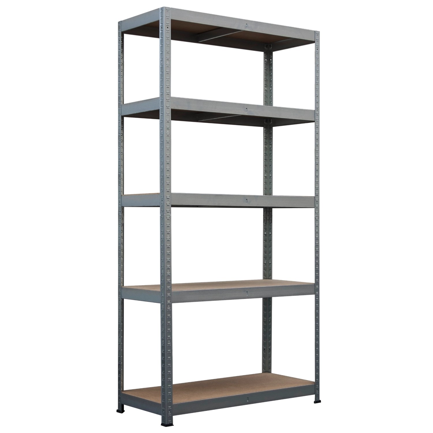 Metalkas Regał metalowy ocynkowany R100 180 x 90 x 40 cm 5 półek MDF/100 kg