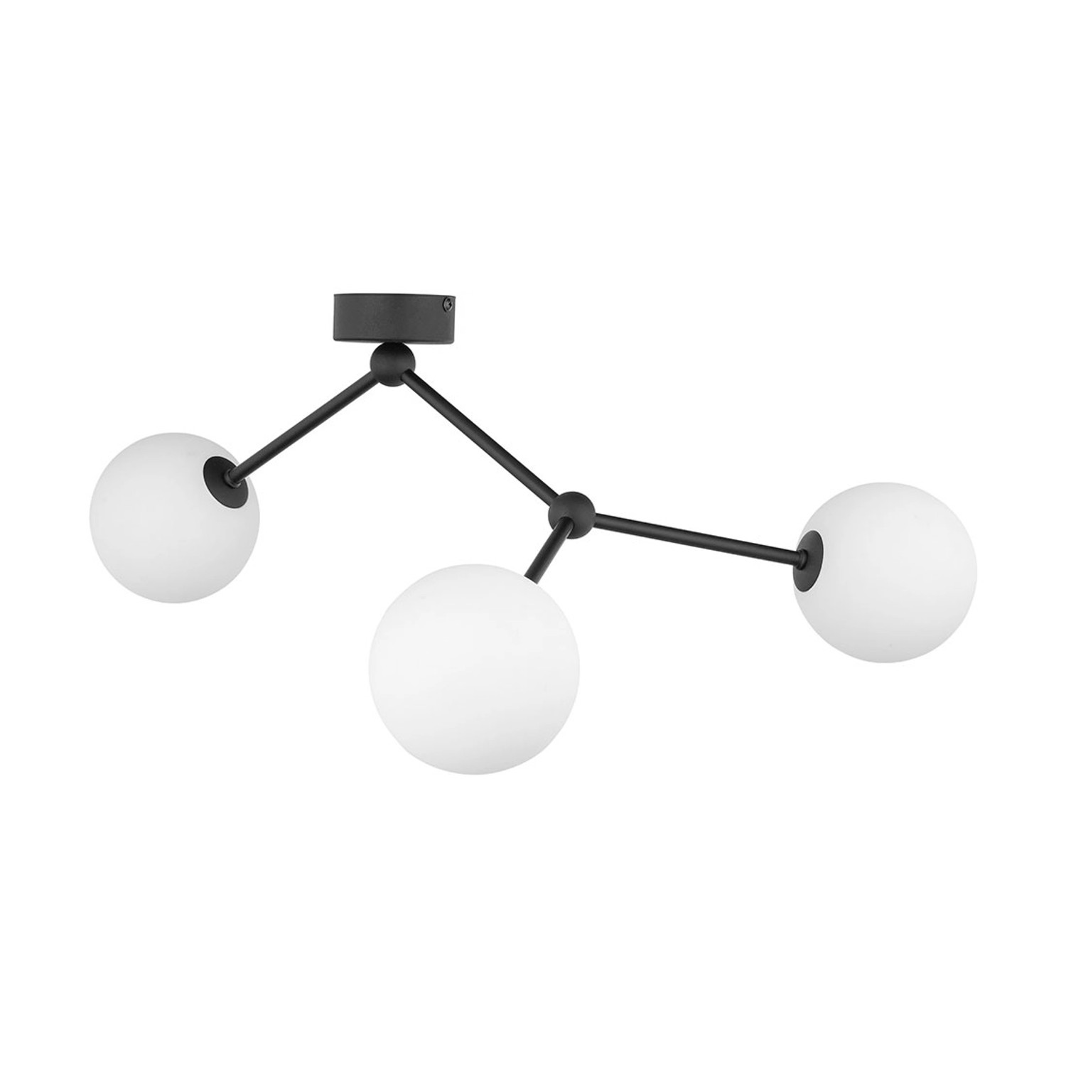 TK Lighting Lampa sufitowa FAIRY 3x6W G9 czarna