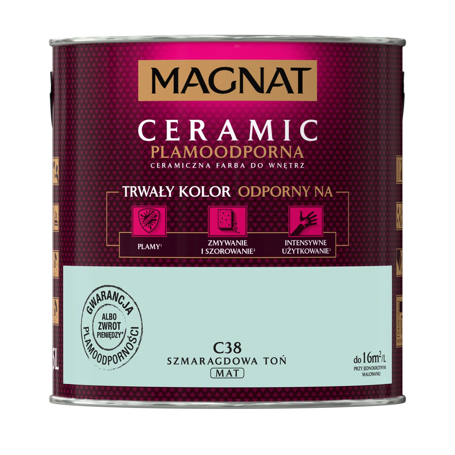 Farba Magnat Ceramic szmaragdowa toń 2,5 l
