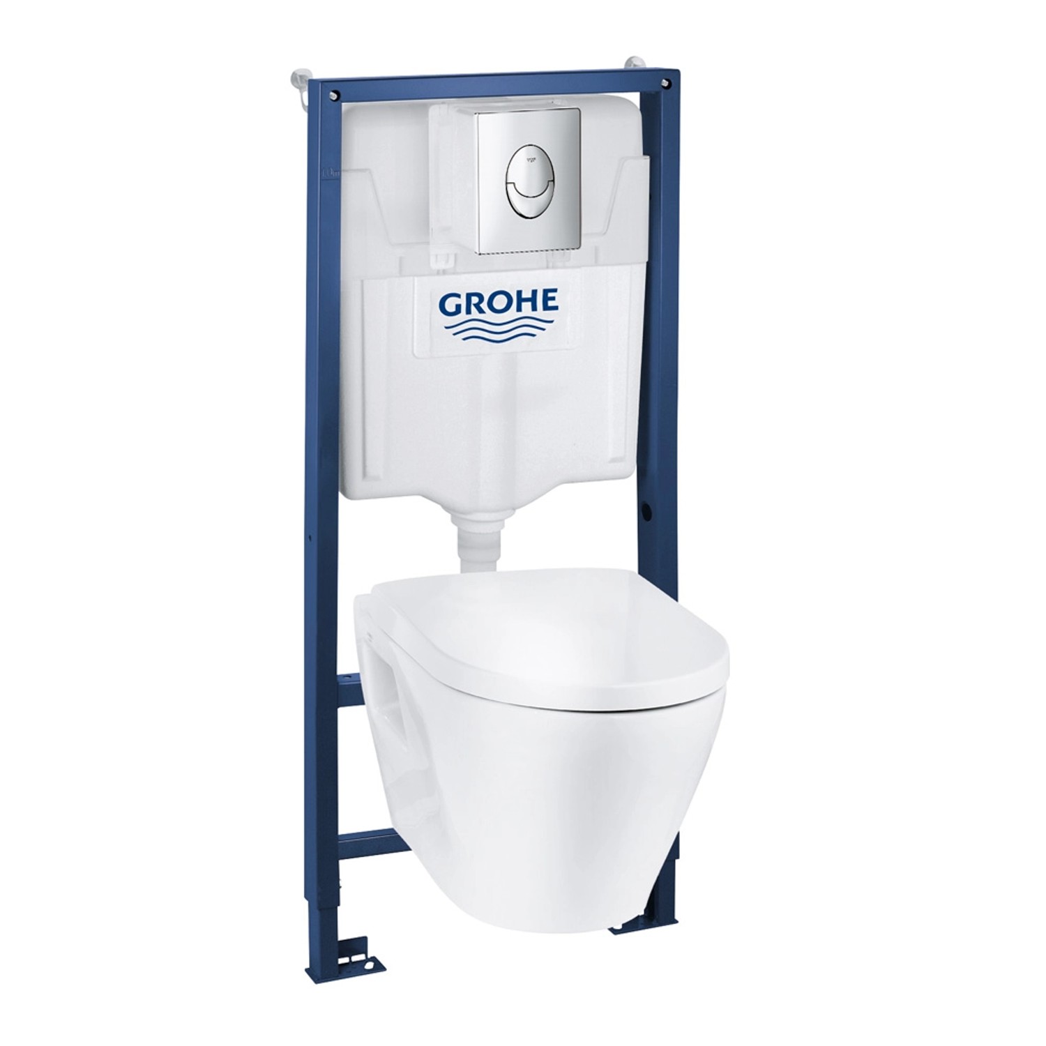 Grohe Zestaw podtynkowy SEREL 4in1 z deską wolnoopadającą i przyciskiem chrom