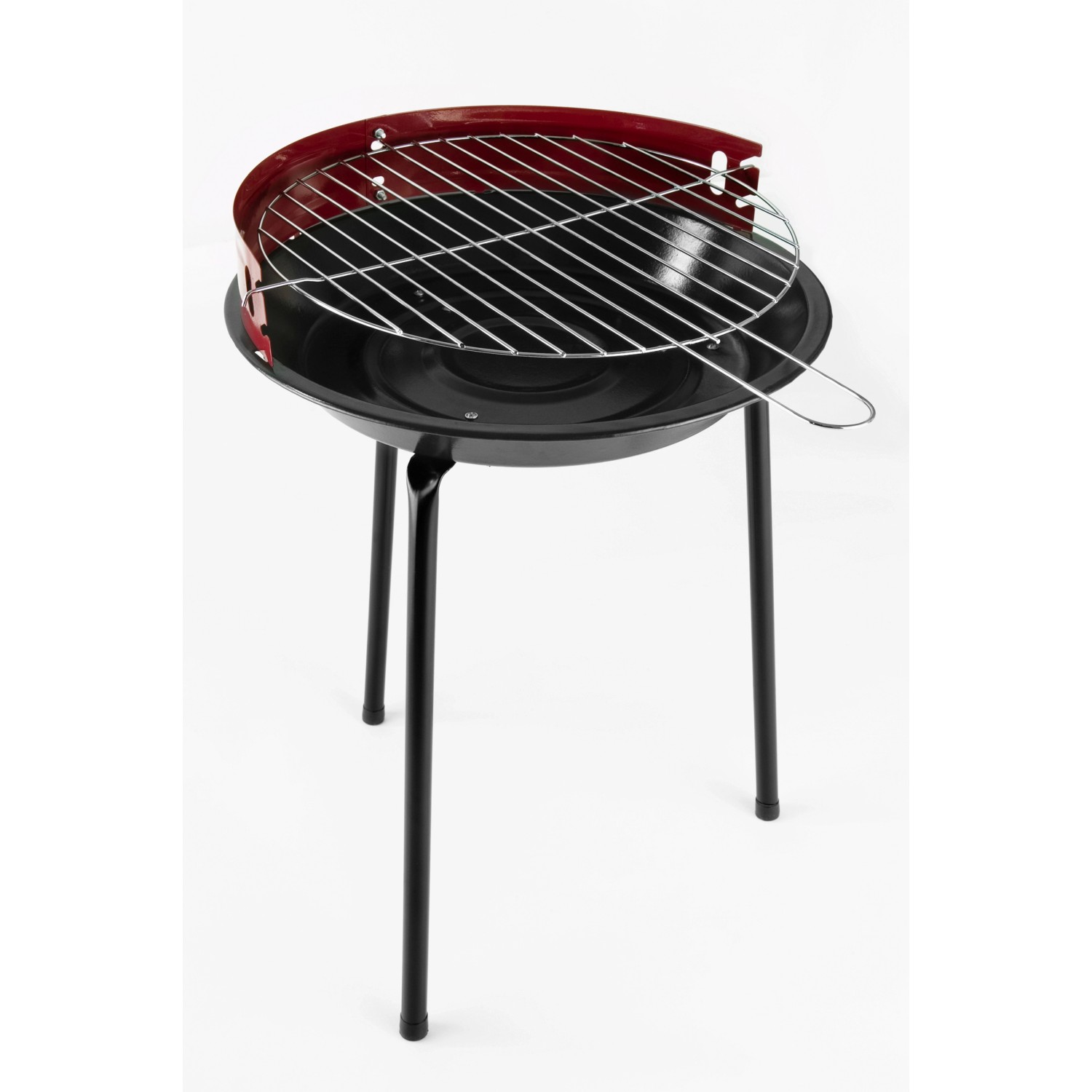 Grill węglowy okrągły