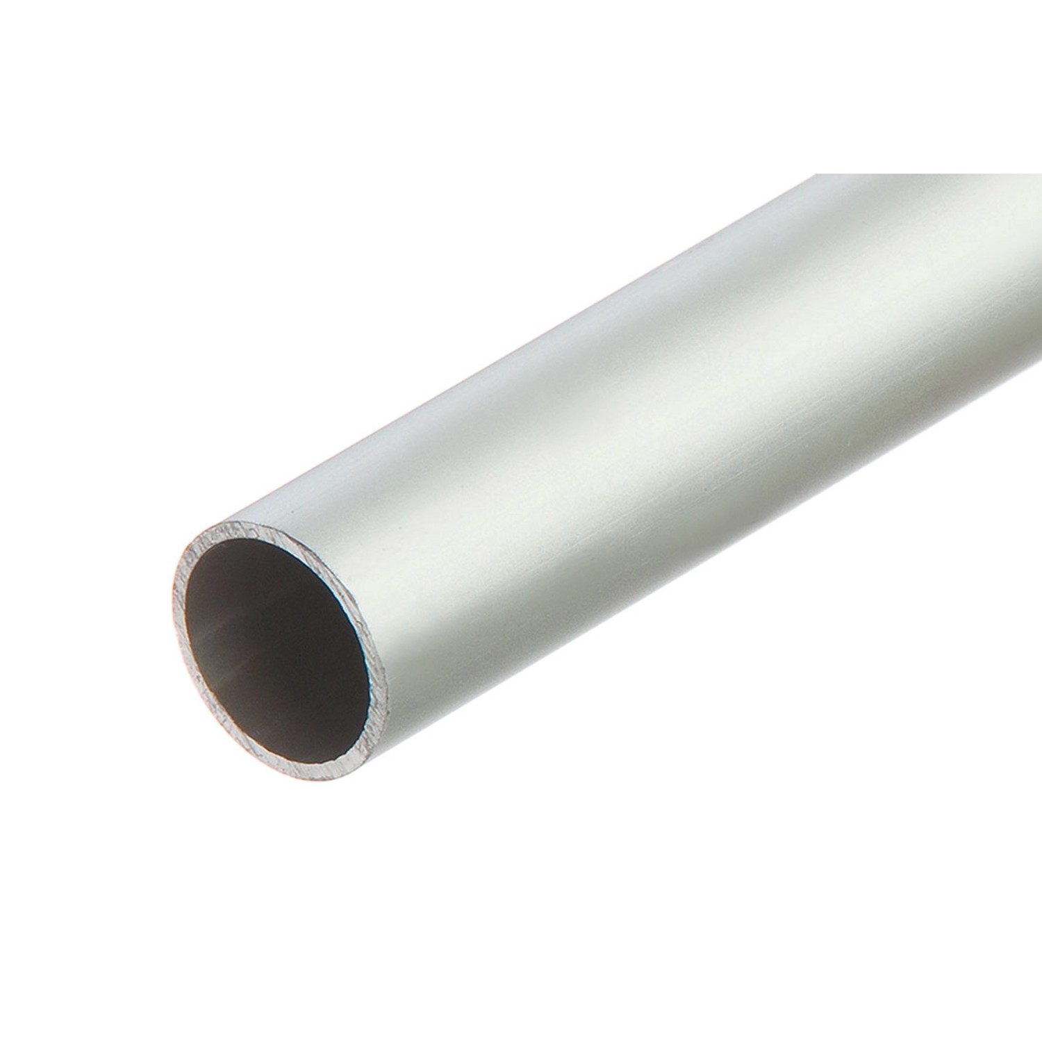 Cezar Rura aluminiowa okrągła D20 dł. 1 m srebrna