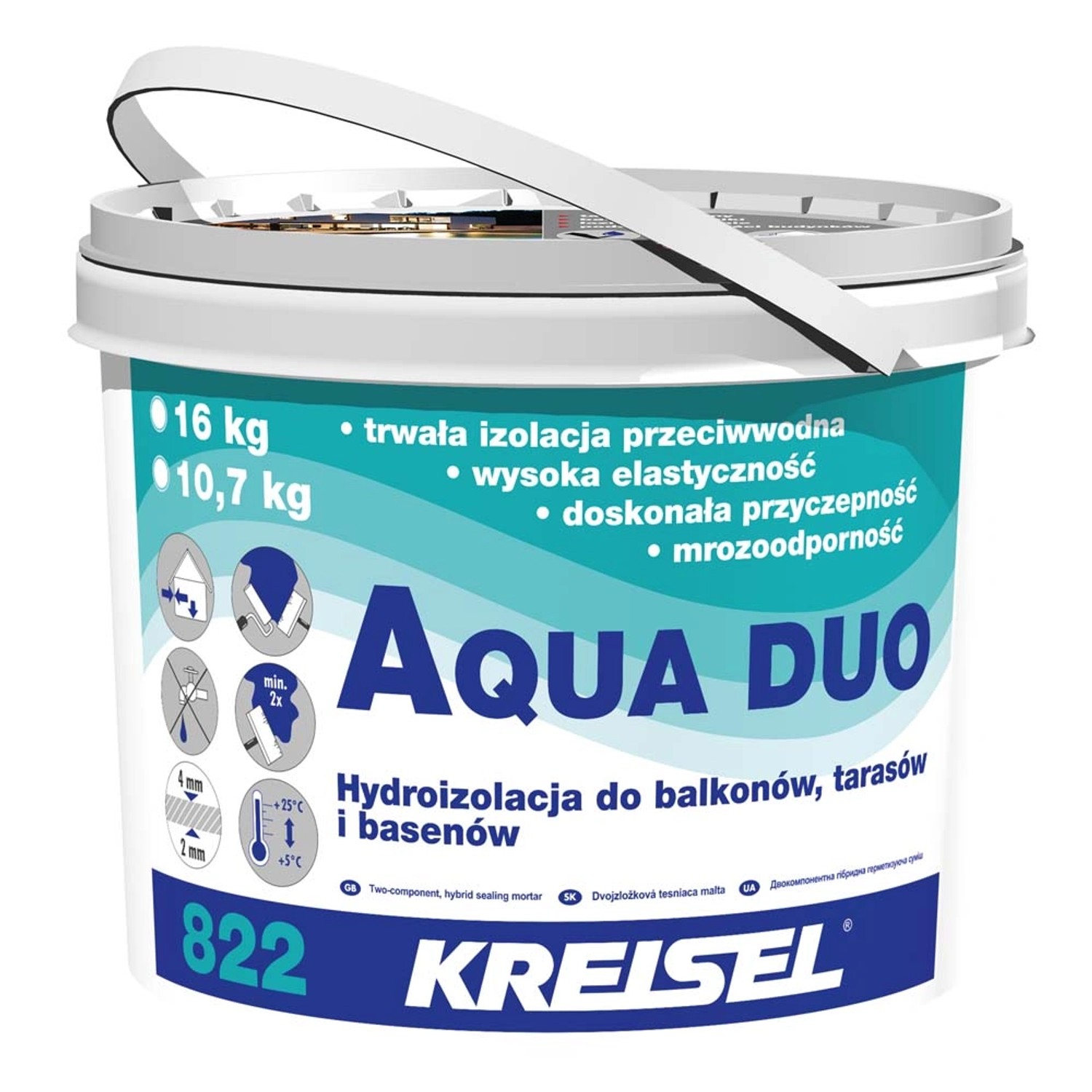 Zaprawa hydroizolacyjna Aqua Duo 10,7 kg