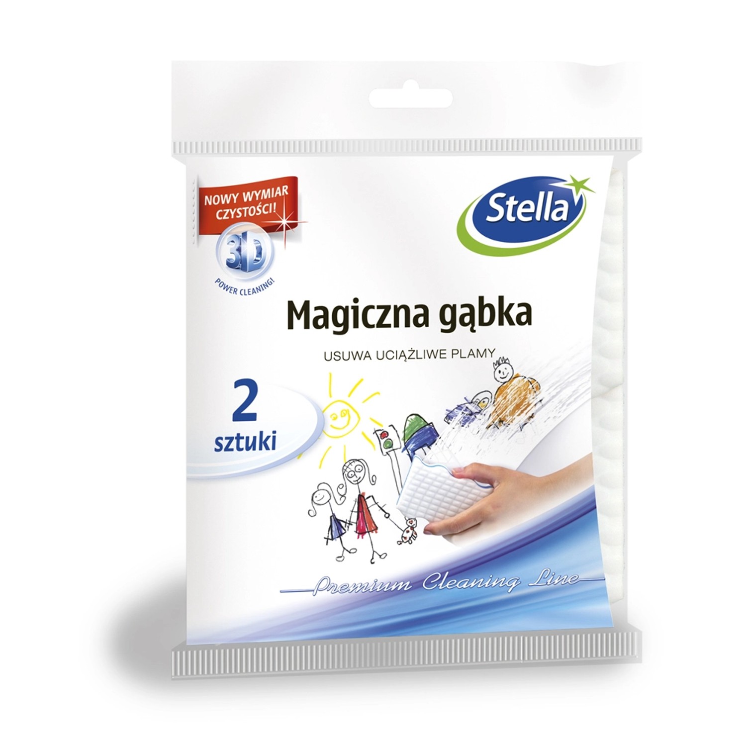 Magiczna gąbka do usuwania trudnych zabrudzeń 2szt.