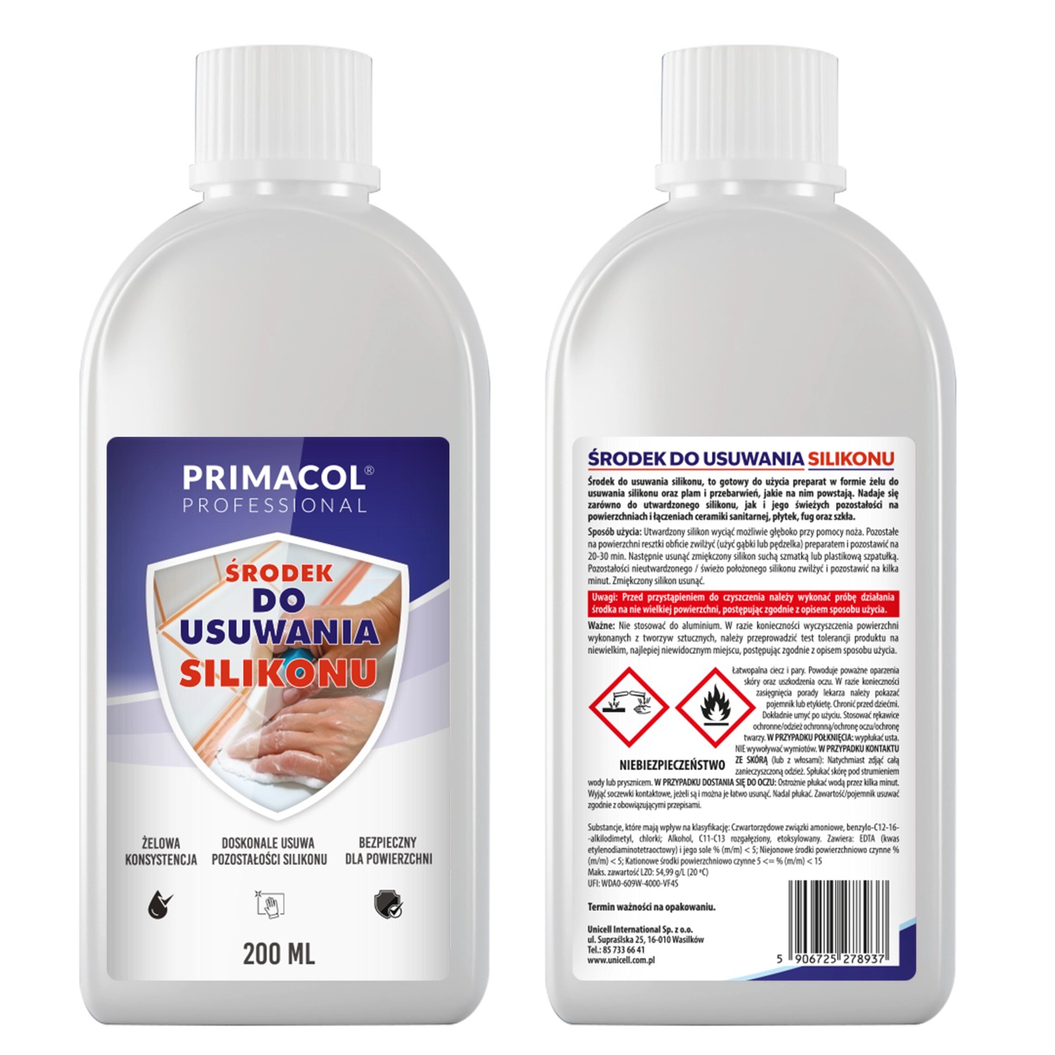 Środek do usuwania silikonu 200ml