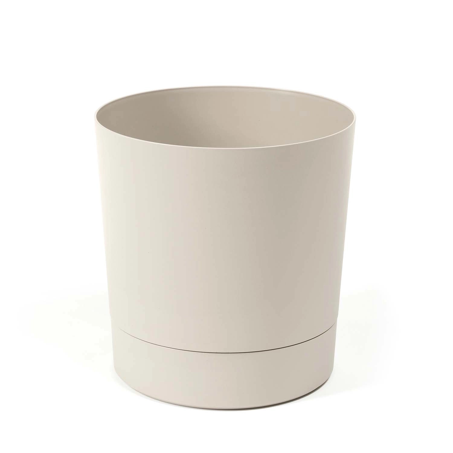 Doniczka Aura beżowa recycled - śr. 35 cm