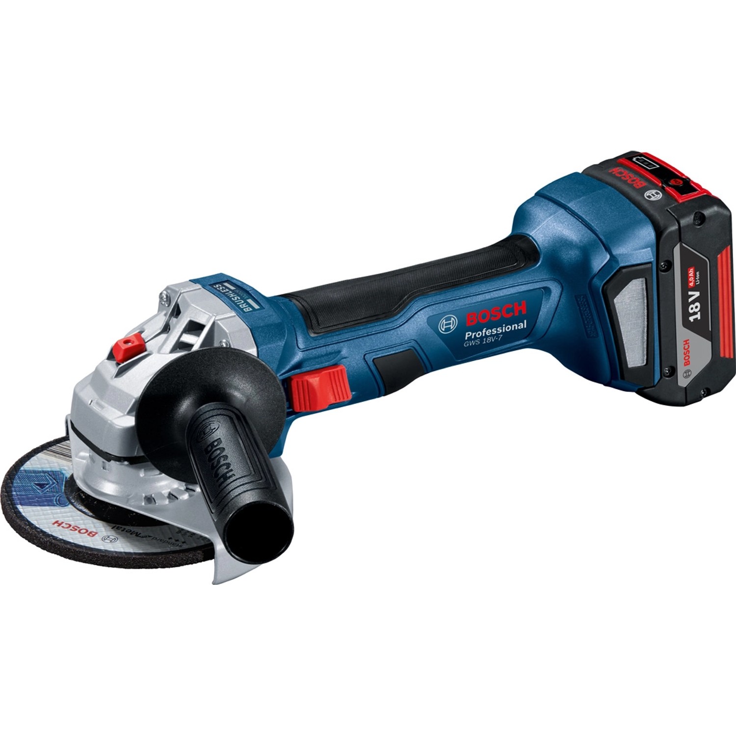 Bosch Professional Szlifierka kątowa akumulatorowa GWS 180-LI 125mm 18V 4Ah