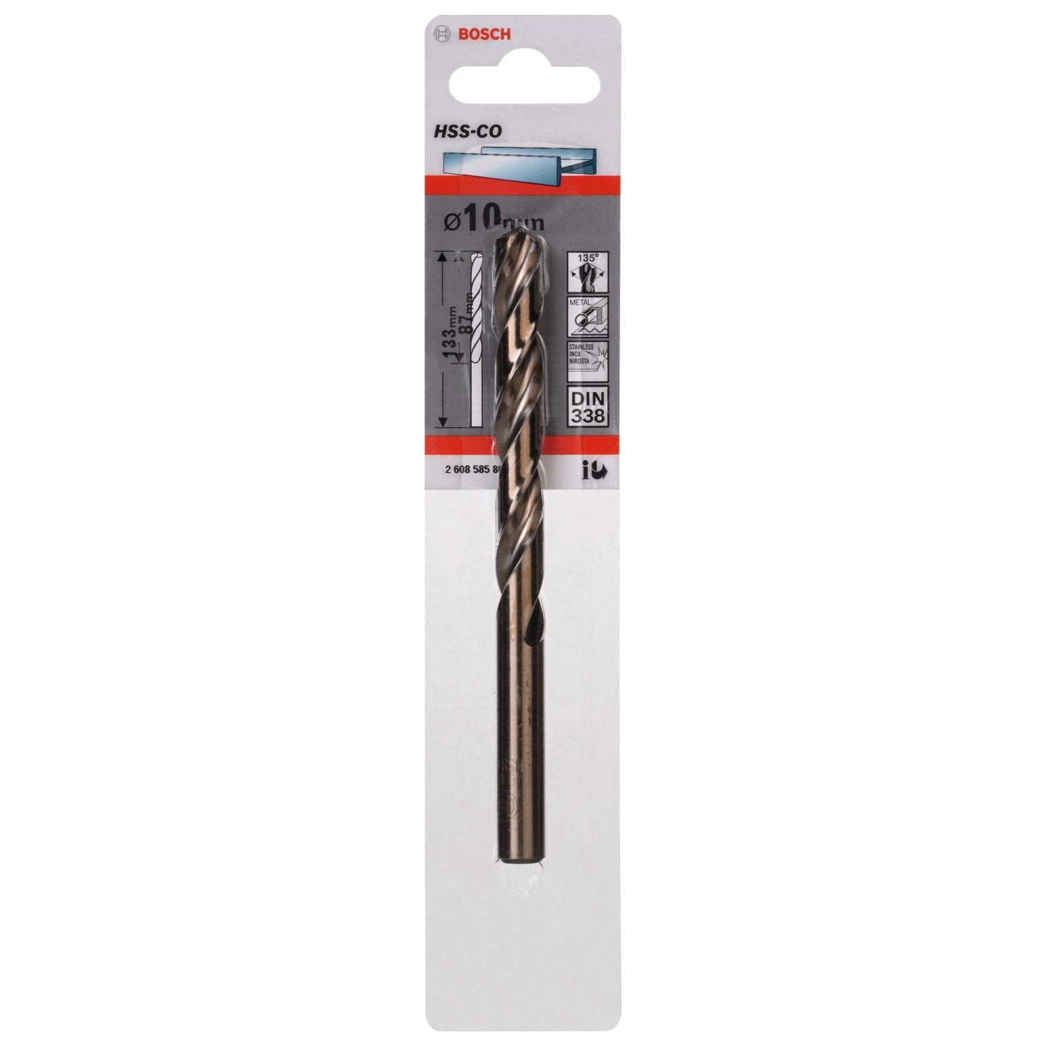 Bosch Professional Wiertło do metalu HSS-Co 10x133 mm