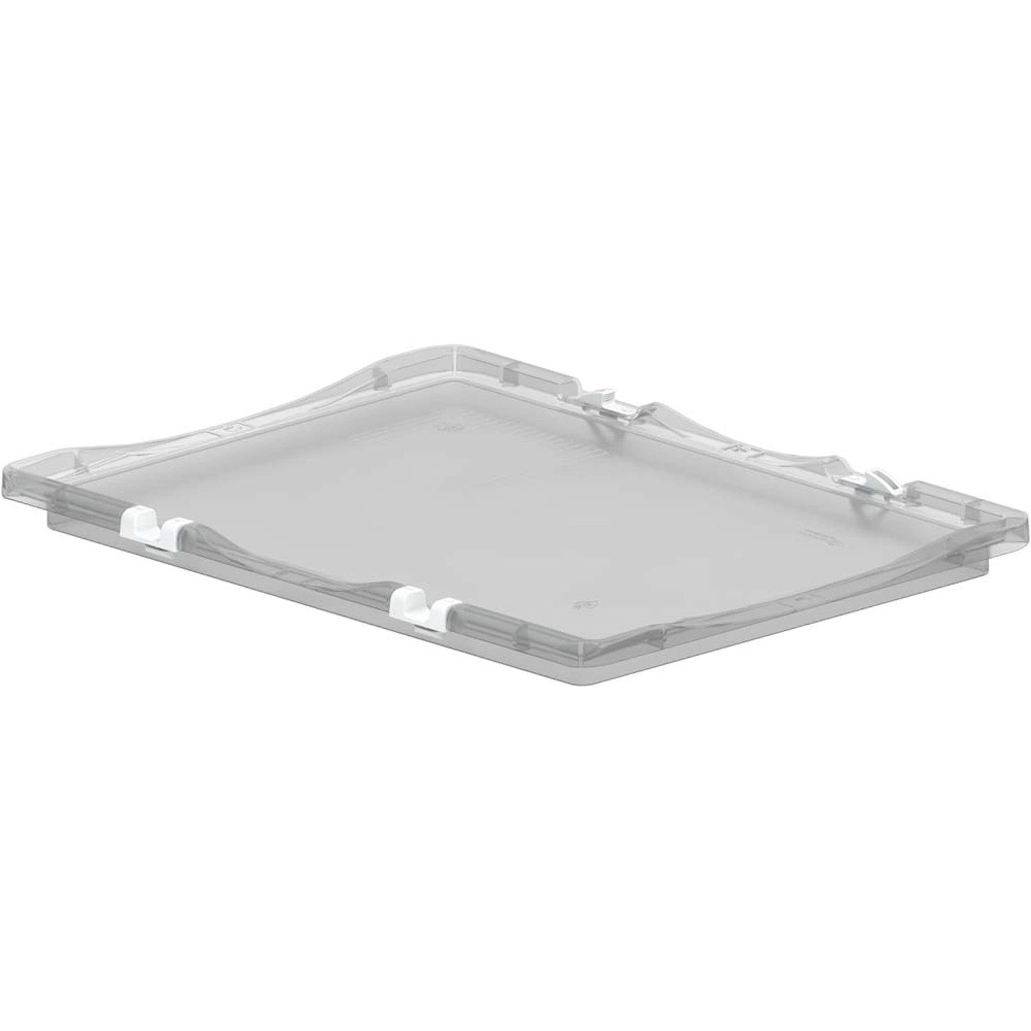 Pokrywa EUROBOX transparentna mała zawiasy 30 cm x 40 cm