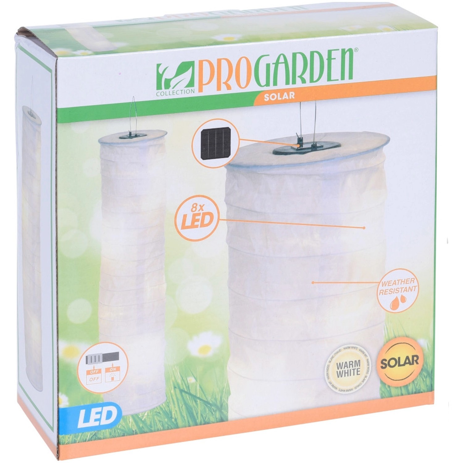 Koopman Lampa solarna LED wisząca LAMPION 90 cm